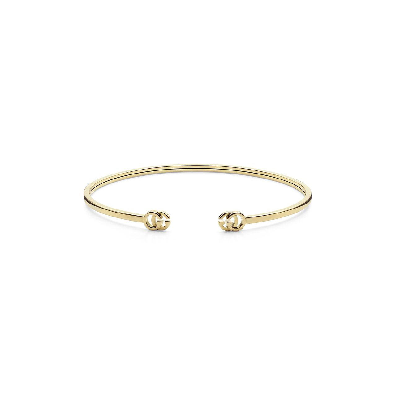 Gucci GG Running 18ct Yellow Gold Cuff Bracelet YBA481663001 - Luxury Jewelry for Women, Perfect for Parties, Weddings & Special Occasions