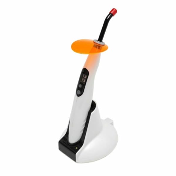 5W Wireless Dental LED Curing Light - 1200mW Polymerization Lamp for Dentists (Woodpecker Style, 3-Position Adjustable) - Perfect for Composite Resin Filling, Crowns & Veneer Bonding in Dental Clinics