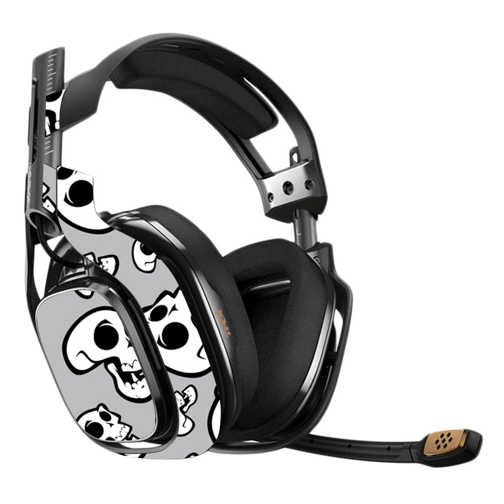 MightySkins Vinyl Decal Wrap Cover for Astro A40 3rd Gen Gaming Headset - Laughing Skulls Design | Protective, Durable & Customizable Skin | Easy to Apply & Remove | Made in USA | Perfect for Gaming, Streaming & Personalizing Your Headset