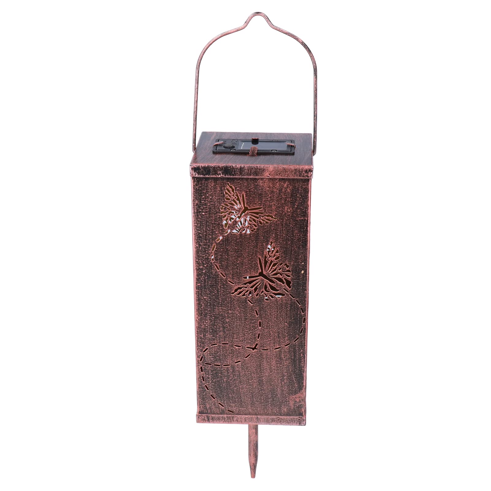 Solar Powered Outdoor Hanging Lantern with Butterfly Design - Weatherproof, Easy Install for Garden, Patio, Yard & Home Decor | Perfect for Backyard Parties, Pathway Lighting & Outdoor Weddings