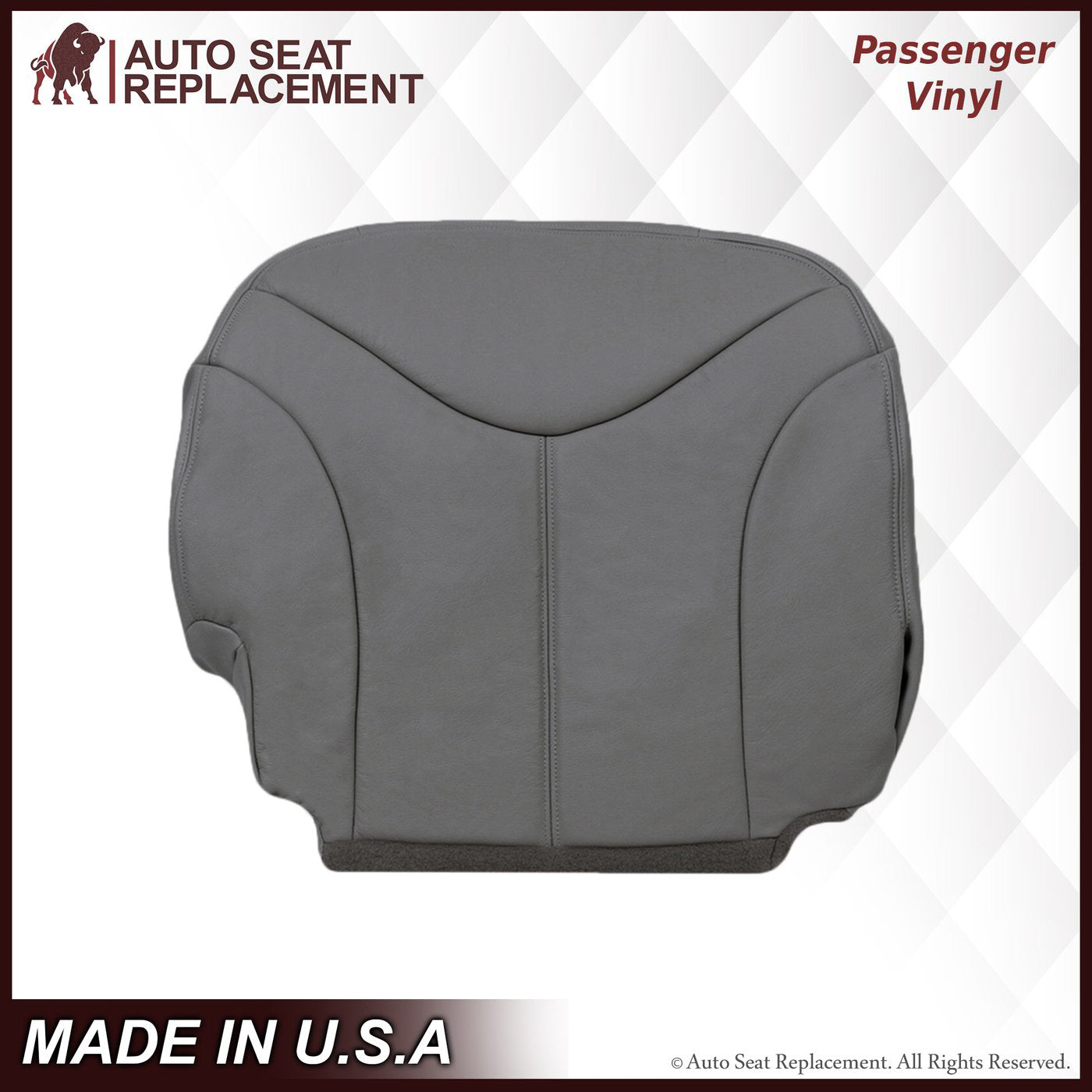2000-2002 GMC Yukon & Sierra XL Custom Fit Seat Covers - Premium Pewter Gray Car Interior Accessories for Truck & SUV | Perfect for Road Trips, Daily Commute & Off-Road Protection