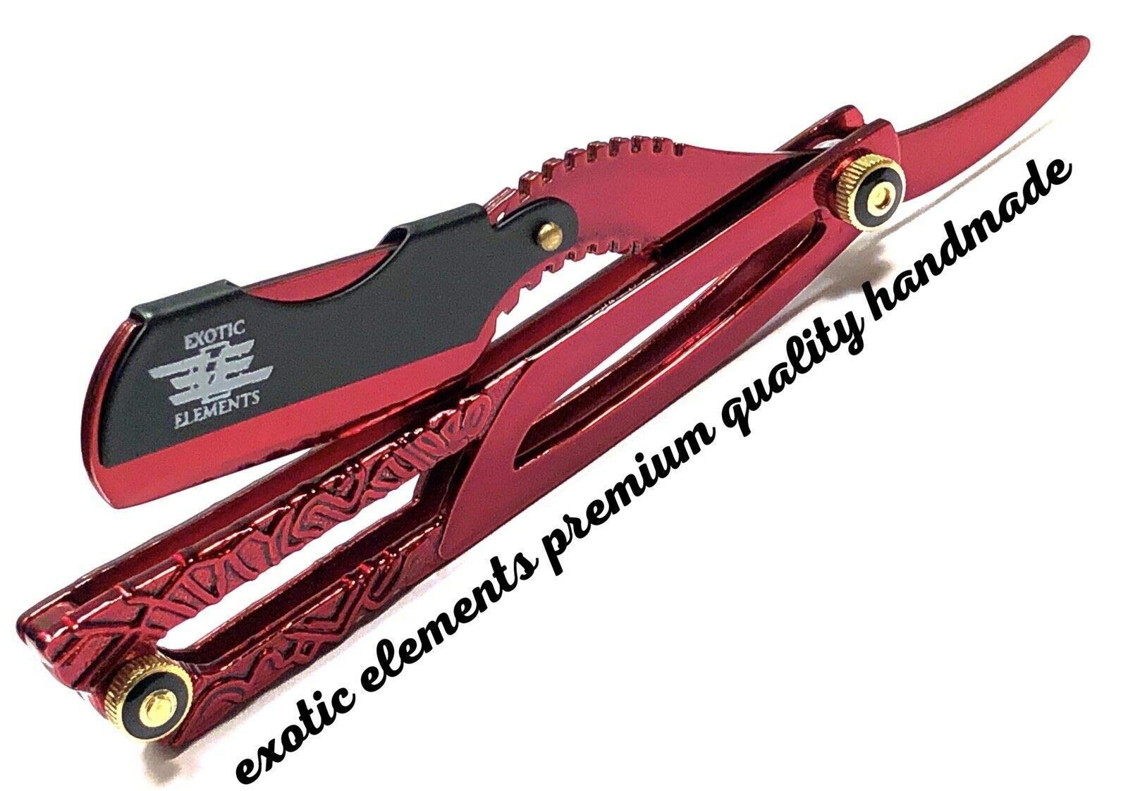 Professional Barber Straight Razor - High-Quality Stainless Steel Shaving Knife with Engraved Handle - Perfect for Precision Haircuts, Beard Trimming & Grooming at Home or Salon