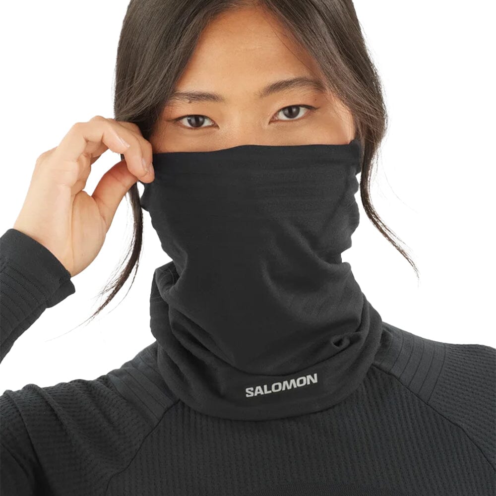 Salomon RS Warm Tube Scarf - Soft Fleece Neck Warmer for Men & Women - Winter Outdoor Sports Accessory for Skiing, Snowboarding & Hiking