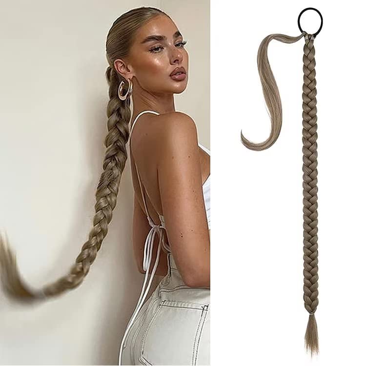 Braided linen ash