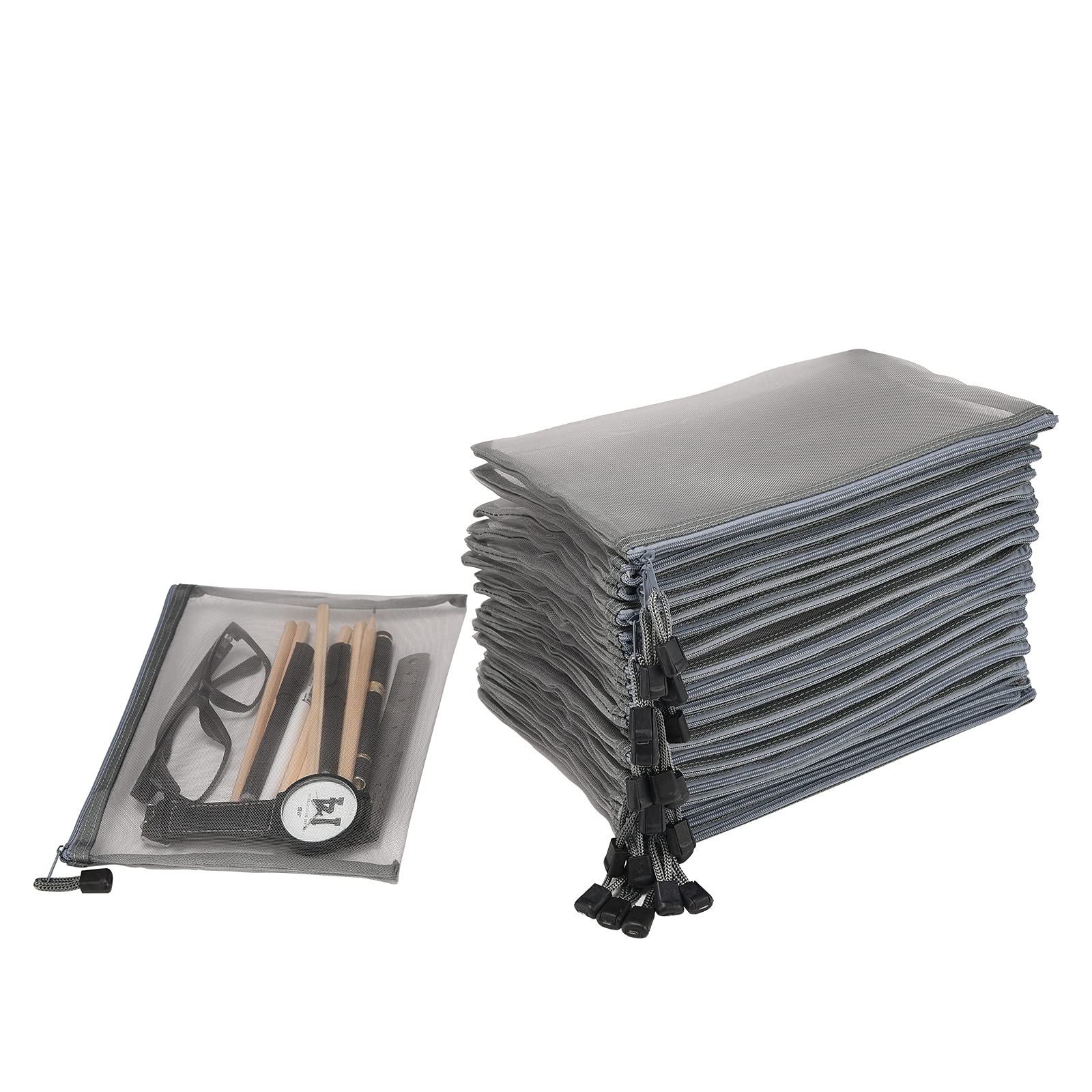 20-Piece Mesh Makeup Bags Set - 9.5