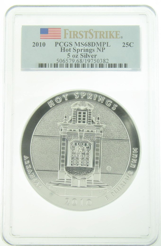 2010 America The Beautiful Quarter MS69 DMPL PCGS Certified - Perfect for Coin Collectors & Investors | Rare Silver Proof Coin for Display & Gifting
