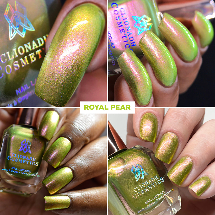 Royal Pear Nail Polish - Long Lasting Shine, Non-Toxic Formula for Healthy Nails | Perfect for Manicures, Pedicures & Special Occasions