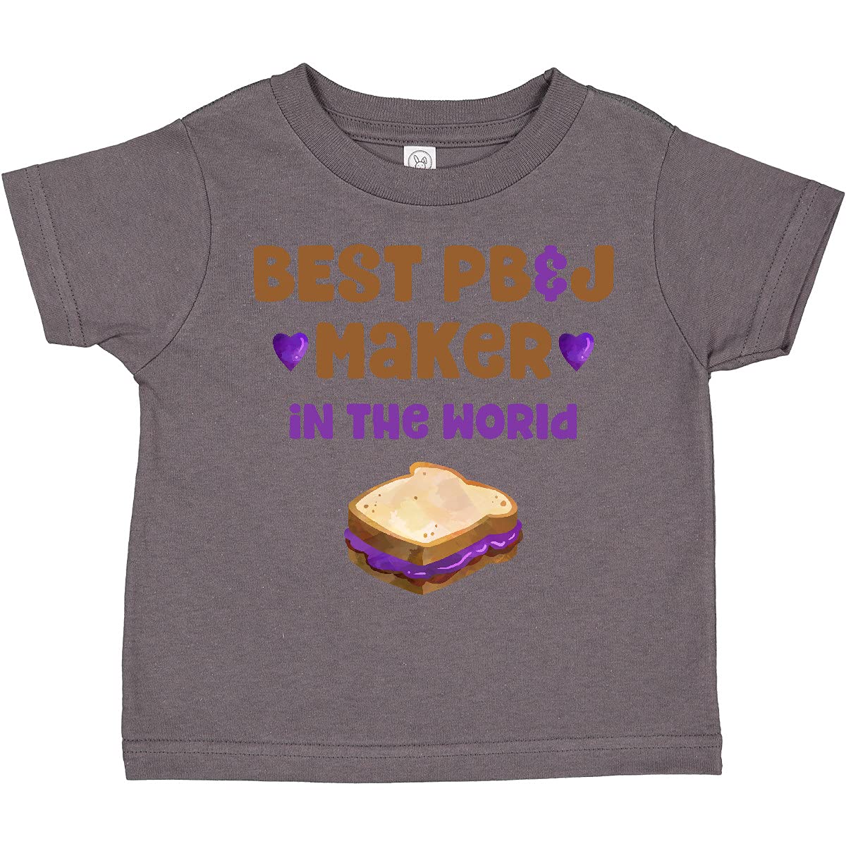 Inktastic World's Best PBJ Maker Toddler T-Shirt - Cute Graphic Tee for Kids, Boys & Girls - Perfect for Playdates, School & Family Outings