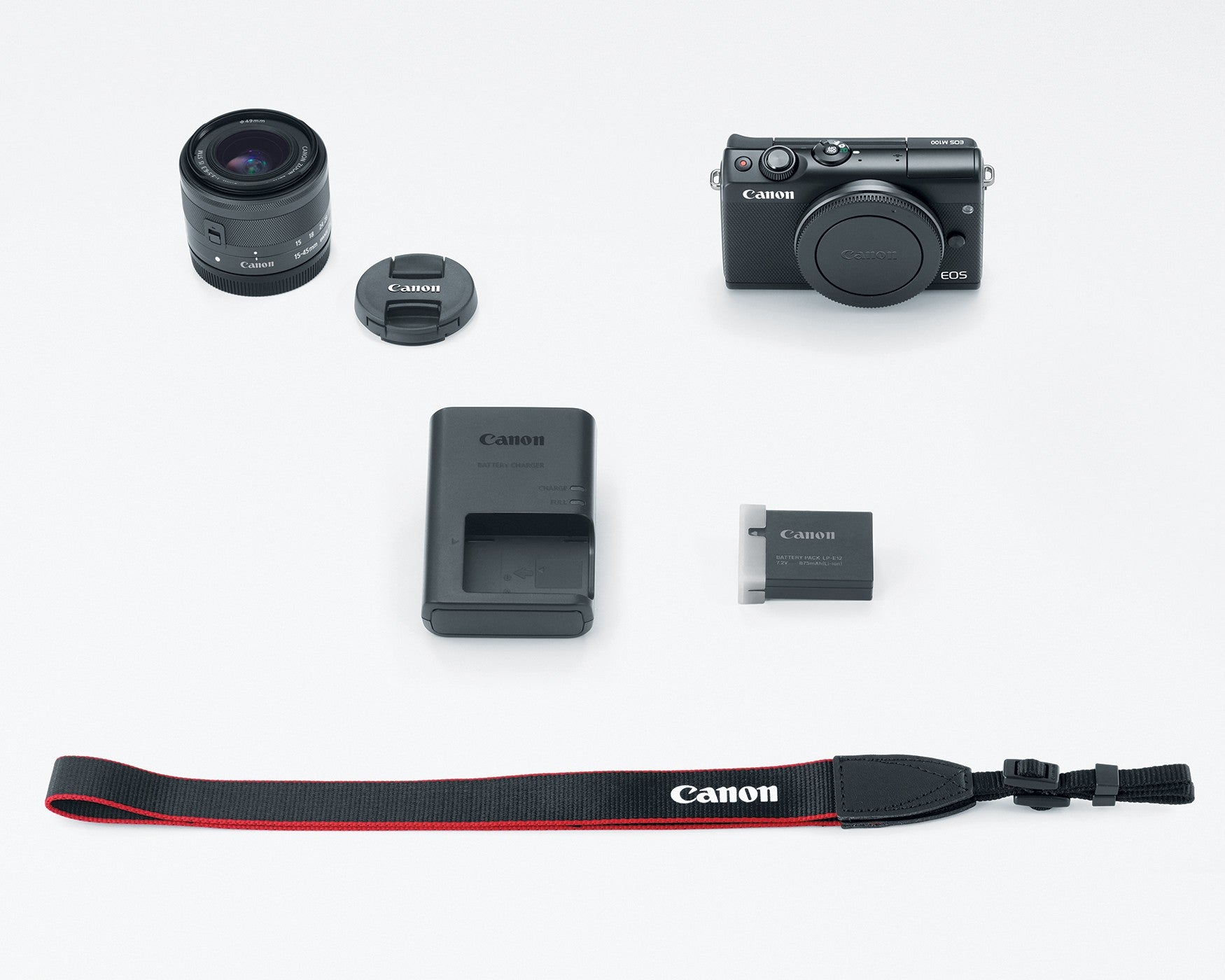 Canon EOS M100 Mirrorless Digital Camera with 15-45mm Lens (Black) + 32GB SD Card & Accessory Kit - Perfect for Travel Photography, Vlogging & Everyday Shooting