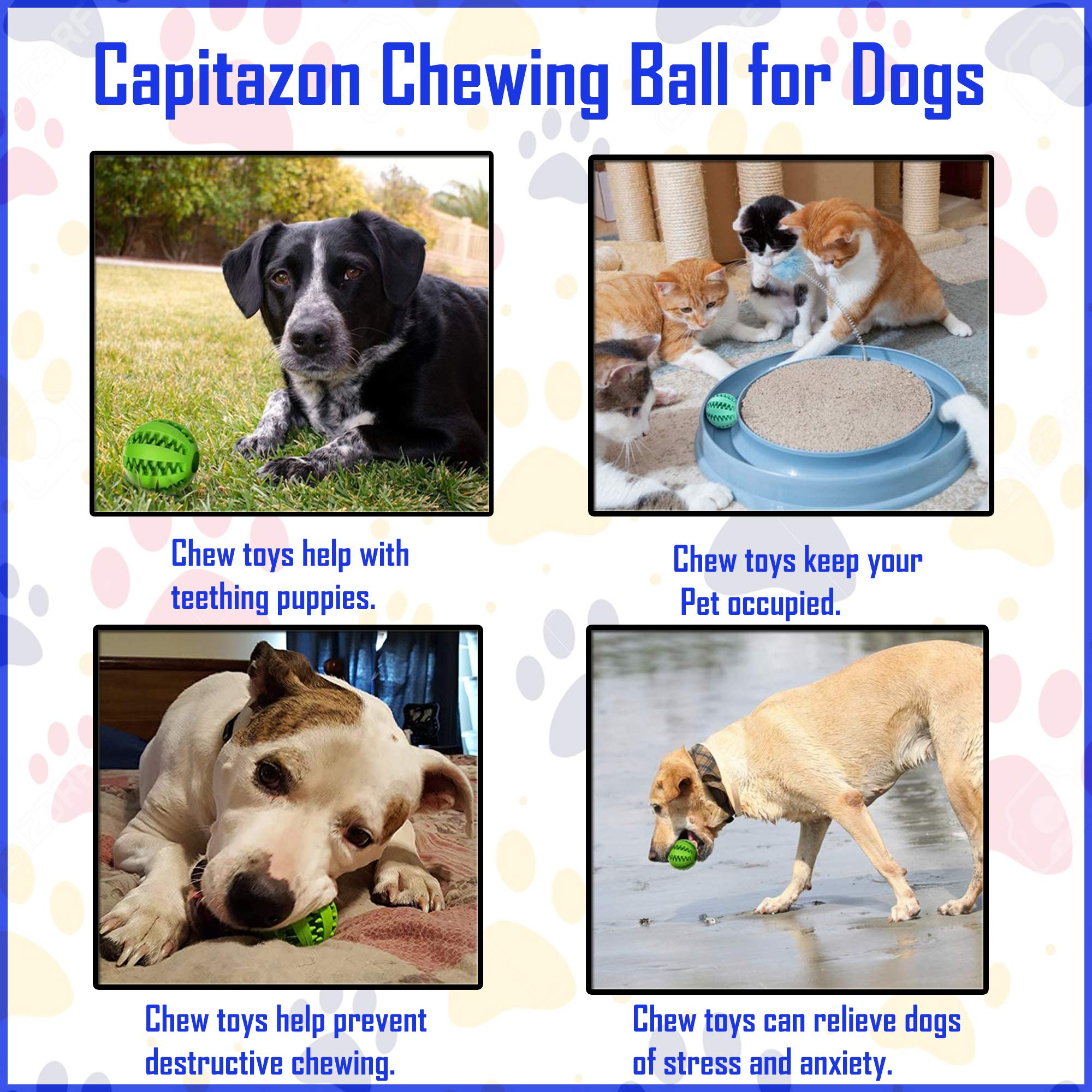 CYOIDAI Durable Dog Ball Toys with Silicone Feeding Bowl Mat - Interactive IQ Puzzle Chew Toys for Small & Large Dogs - Teeth Cleaning, Chewing, Playing & Treat Dispensing - Perfect for Indoor Play, Training & Mental Stimulation