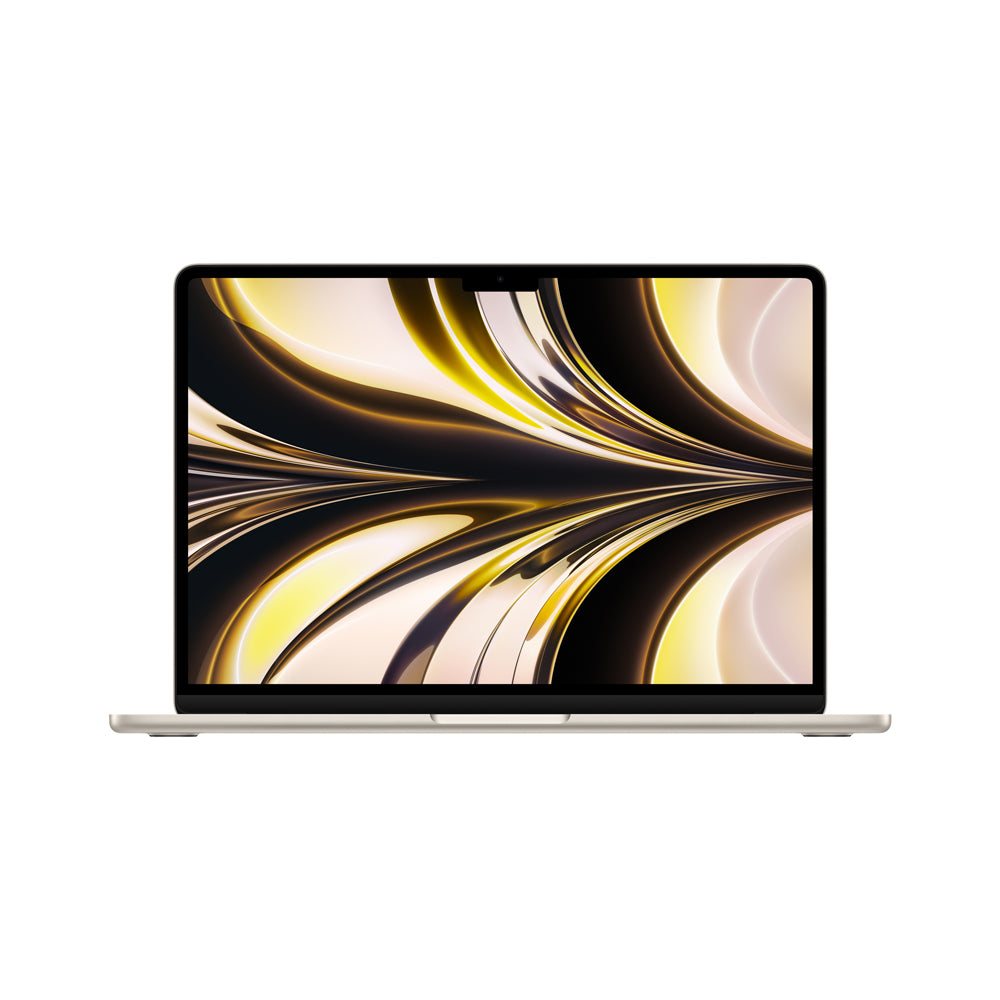 Apple MacBook Air 13-inch with M2 Chip - 8-Core CPU, 8-Core GPU, 256GB SSD Storage - Starlight White - Perfect for Work, Study & Travel