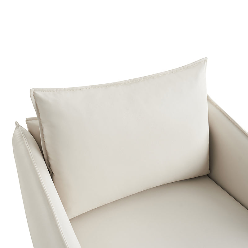 Modern Comfy Armchair with Cat Anti-Scratch Fabric - Stylish & Durable Living Room Chair for Pet Owners - Perfect for Reading, Relaxing, and Cat-Friendly Spaces