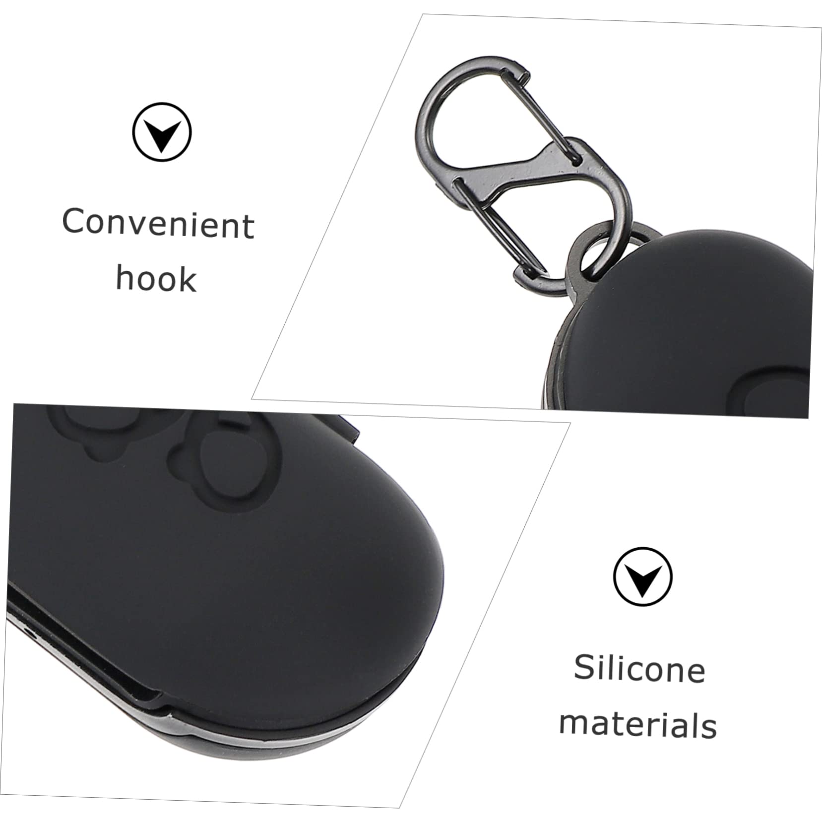 Jojofuny 3 Pack Silicone Headphone Case Cover - Protective Storage for Earbuds, Earphones & Headset Accessories | Perfect for Travel, Gym & Daily Use