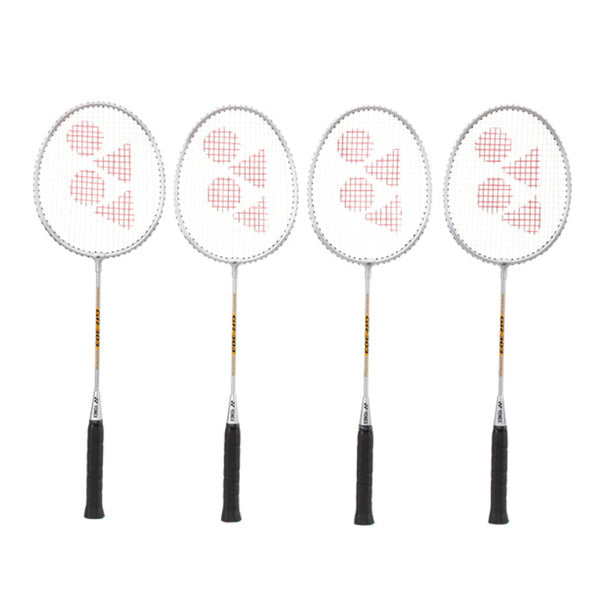 Yonex 4-Piece Badminton Racket Set with Shuttlecocks & Bag (BLSET11) - Perfect for Indoor/Outdoor Games & Backyard Fun