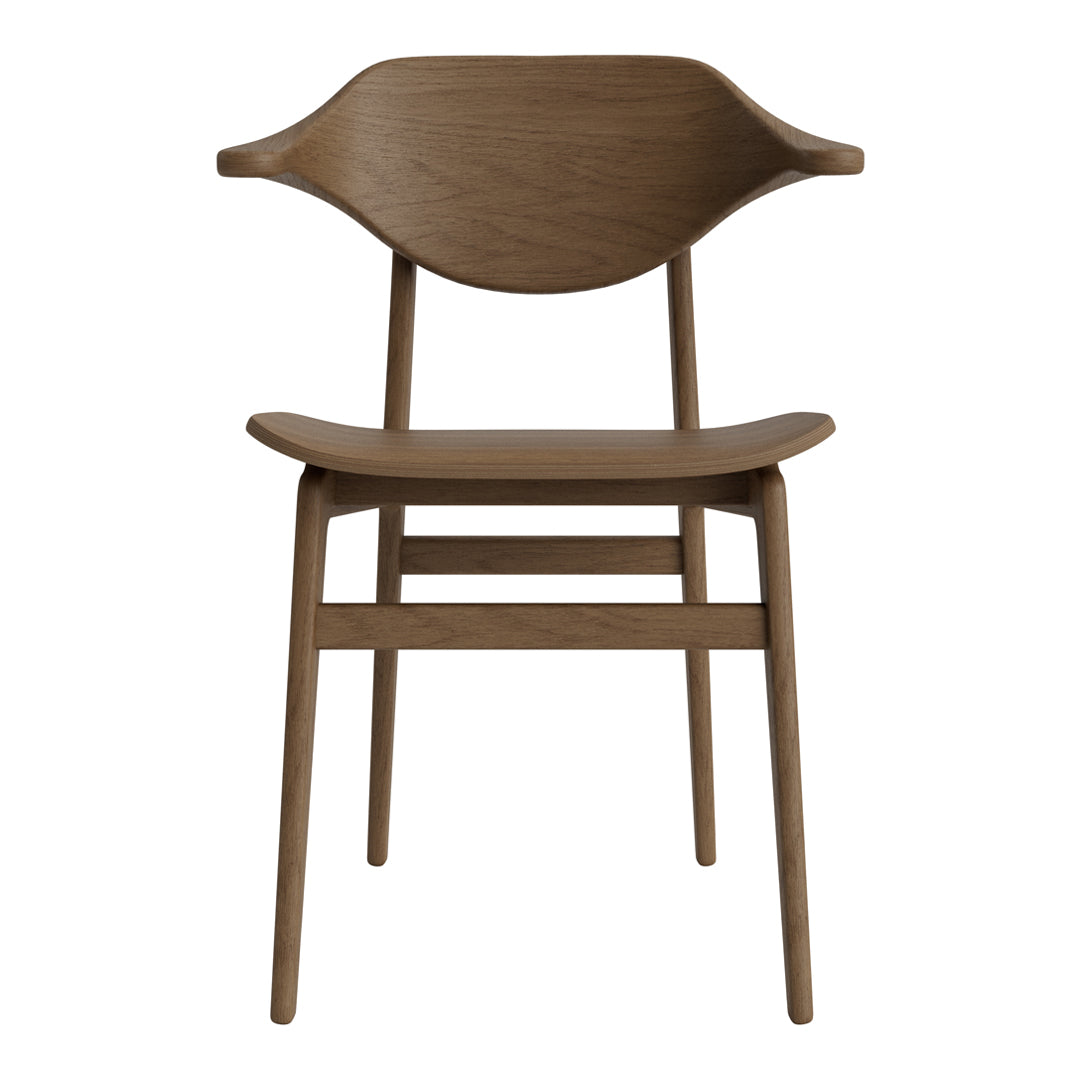 Bufala Dining Chair - Modern Wooden Dining Room Chair with Upholstered Seat - Perfect for Kitchen, Dining Room, and Home Office