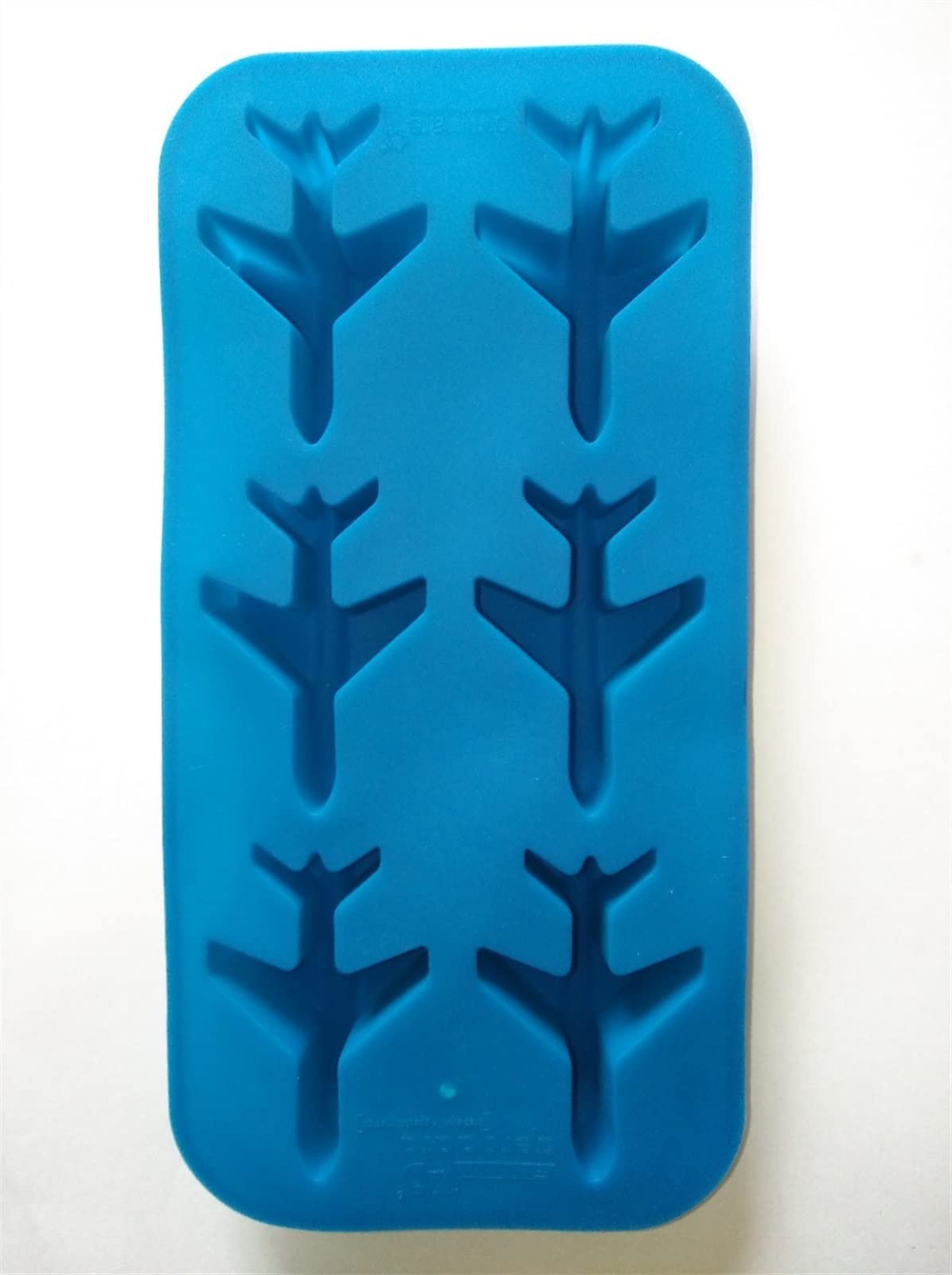 3D Silicone Airplane Ice Cube Tray - Fun Shaped Ice Ball Mold for Cocktails, Ice Cream, Fondant & Chocolate Cake Decorating (Blue) - Perfect for Parties, Kids & DIY Desserts