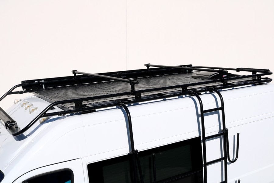 Aluminess Heavy Duty Roof Rack for Ram Promaster 136WB Van - Black Powder Coated Steel Cargo Carrier for Camping, Road Trips & Outdoor Adventures