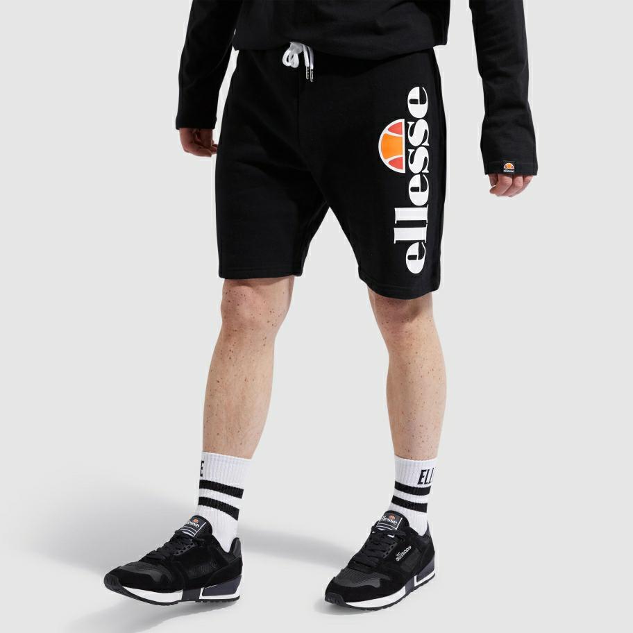 Ellesse Men's Bossini Black Athletic Shorts - Comfortable & Stylish for Running, Gym, and Casual Wear