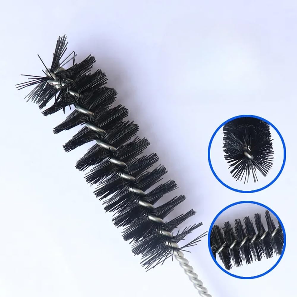 3 Pack Carburetor Cleaner Brush Kit - Long Nylon Brushes for Car Engine Air Inlet & Combustion Chamber Cleaning - Auto Maintenance Tool