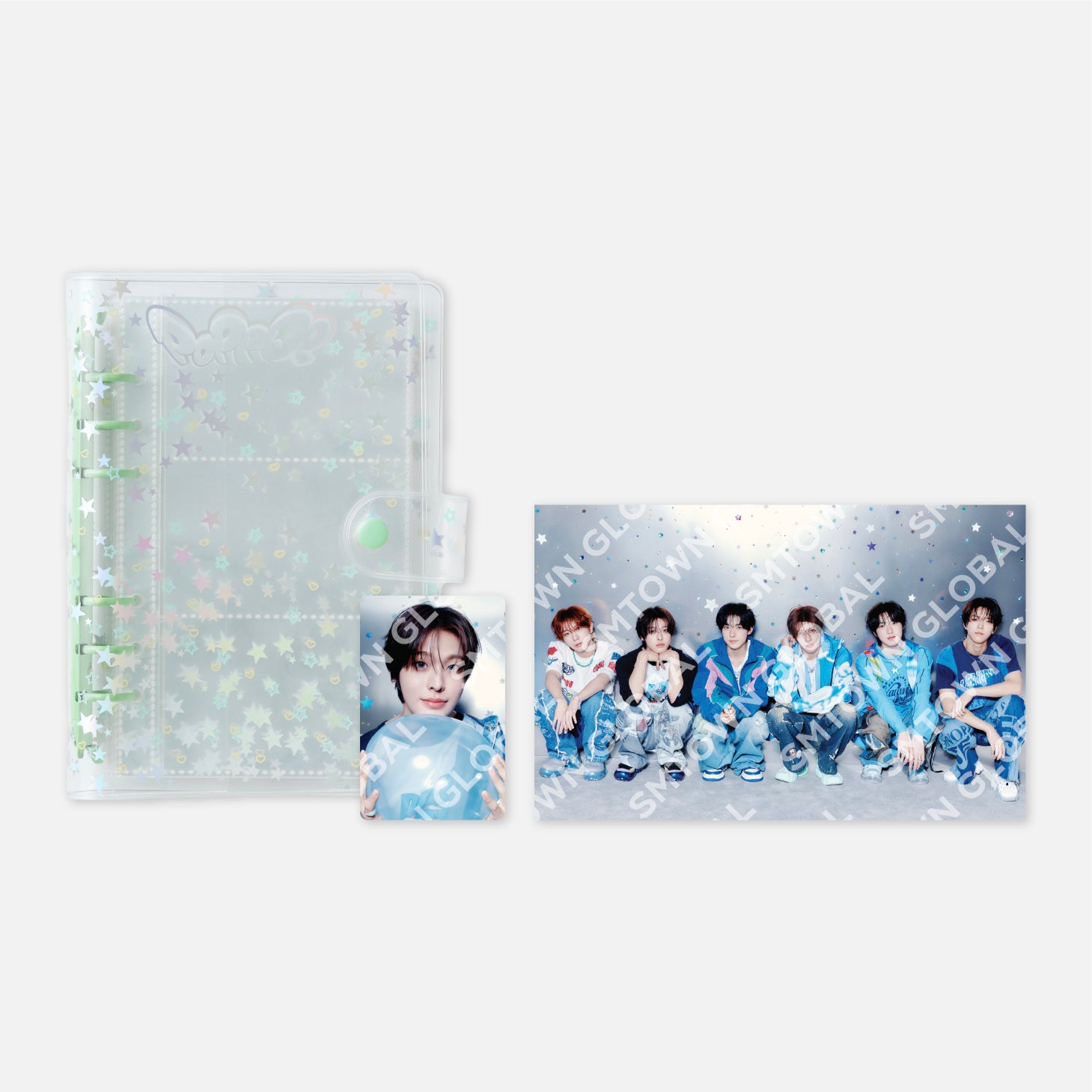 NCT WISH 'poppop' The 2nd Mini Album Photo Card Binder Set - Kpop Collectible Merchandise for Fans, Perfect for Storing and Organizing Kpop Photocards, Ideal for Concerts and Fan Meetings