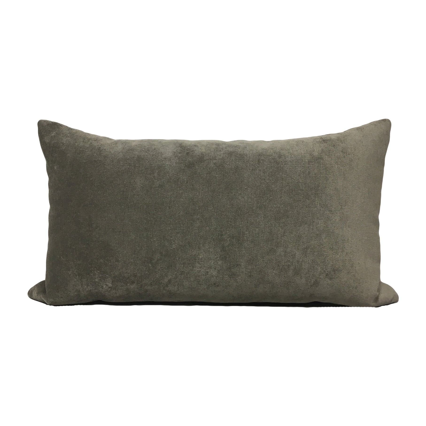 Royal Pewter Lumbar Pillow 12x22 Inches - Premium Support Cushion for Sofa, Bed & Office Chair - Orthopedic Back Pain Relief Pillow for Home & Car Use