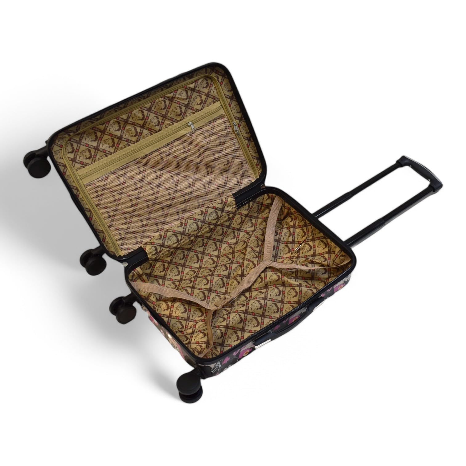 Betty Boop Themed Hard Shell Luggage Set - 3-Piece Carry-On, Medium & Large Suitcases with Spinner Wheels, Expandable Design & TSA Lock - Stylish Travel Luggage for Women, Perfect for Air Travel, Vacations & Business Trips (#CT1)
