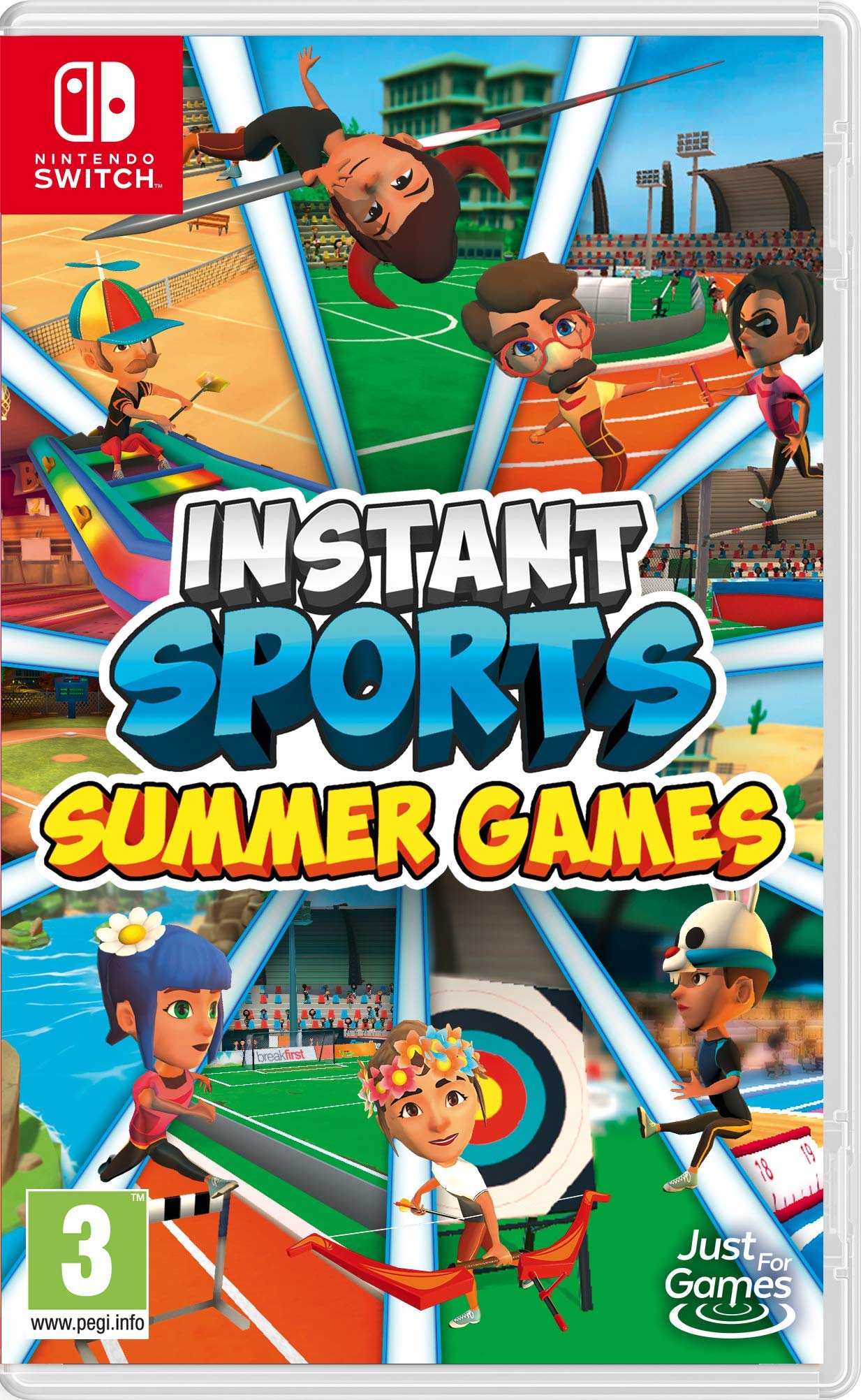 Instant Sports: Summer Games for Nintendo Switch - Fun Multiplayer Party & Family Games for Summer Gatherings, Beach Trips & Outdoor Activities
