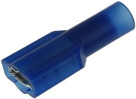 Blue Female Disconnect 16-14AWG Electrical Connector - 25 Pack for Automotive Wiring, DIY Projects & Home Appliances