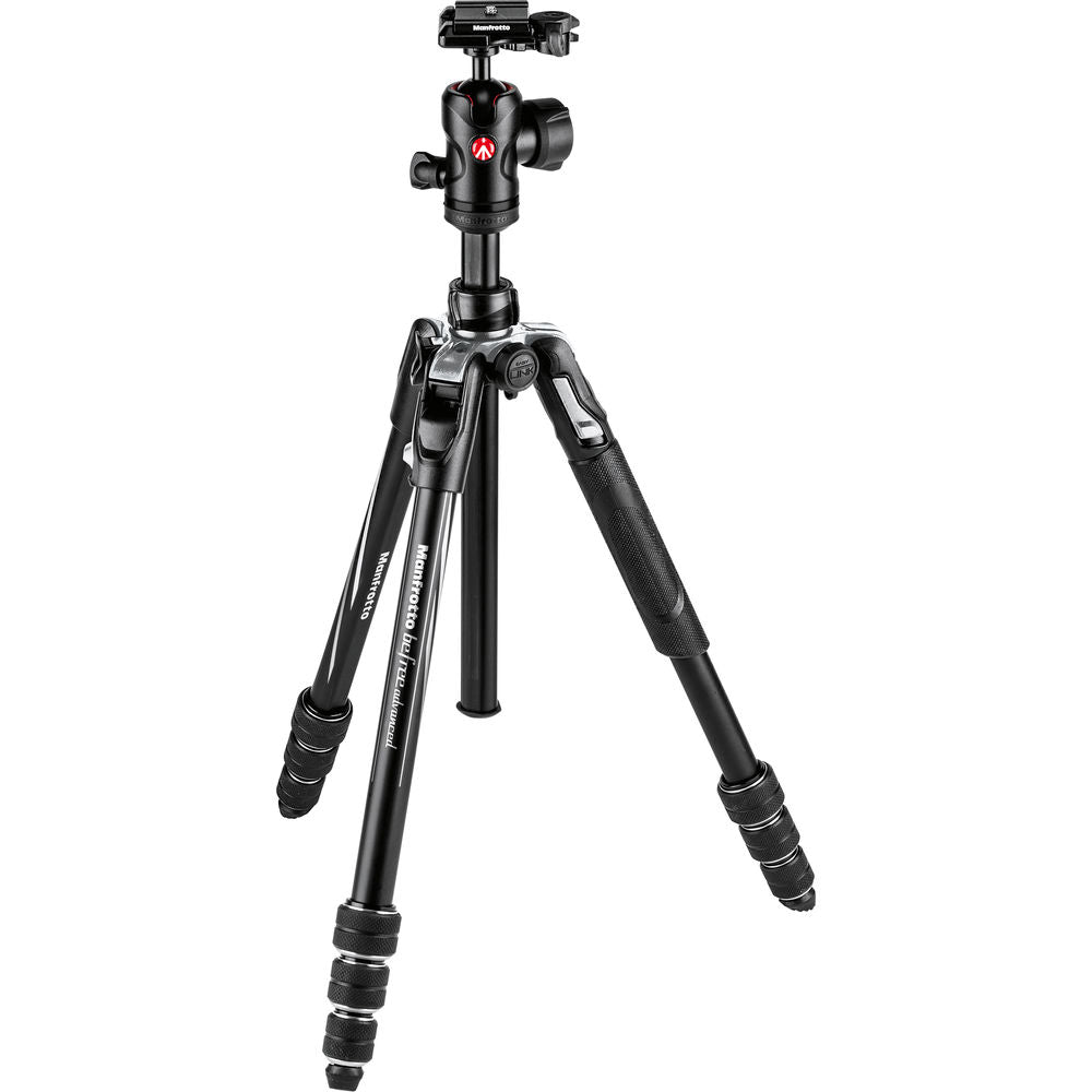 Manfrotto Befree Advanced Lightweight Aluminum Travel Tripod with 494 Ball Head - Twist Lock System, Black | Perfect for Photography, Vlogging & Outdoor Adventures