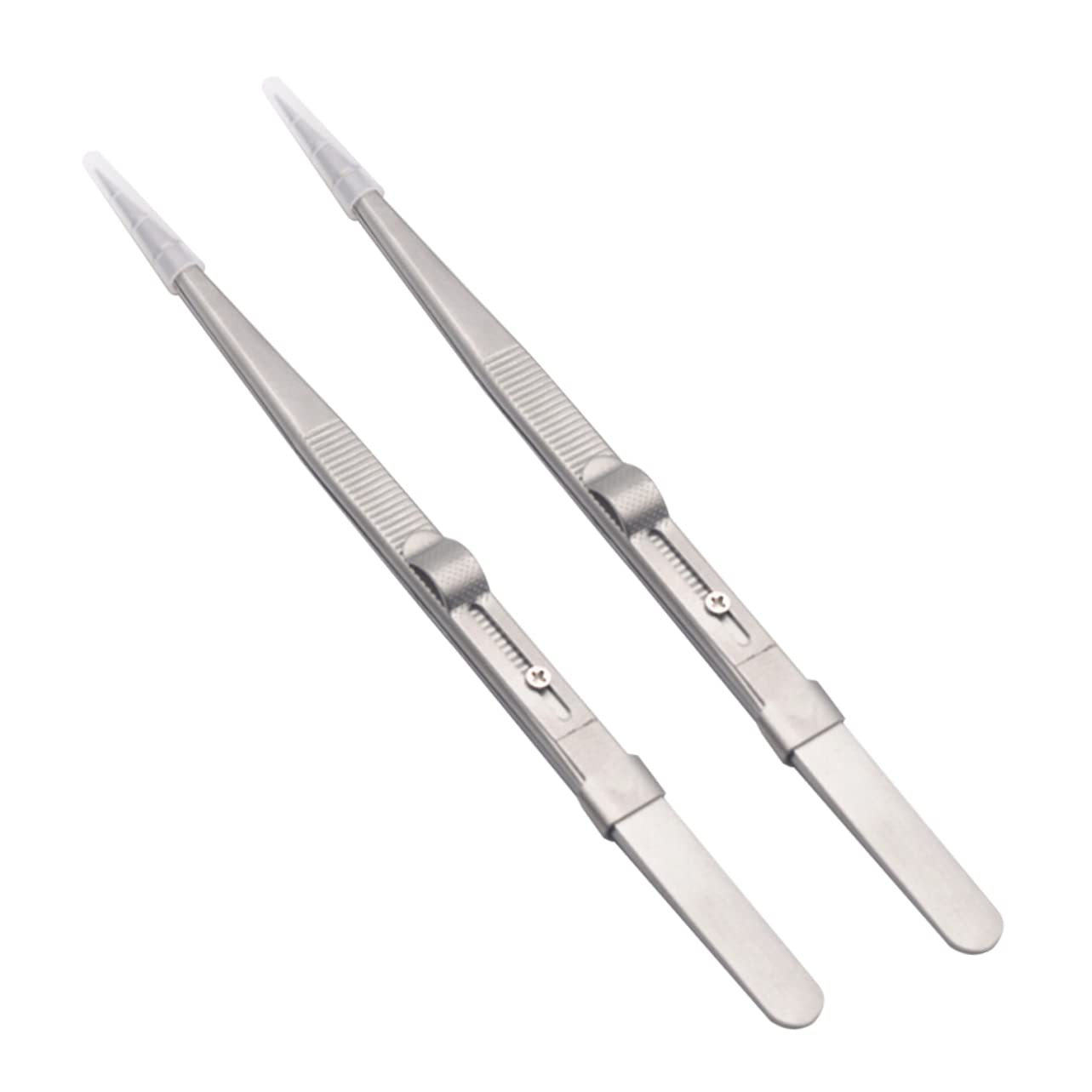 2pcs DIY Eyelash Extension Tweezers Kit - Stainless Steel Straight & Curved Tweezers for 5D Lash Extensions, Lash Repair & Makeup Tools - Perfect for Professional Stylists & Home Use
