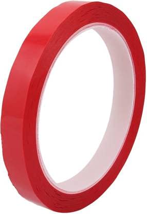 Stylazo Double-Sided Hair Wig Tape - Strong Hold Red Adhesive for Hair Patches & Toupees (10 Meters Roll) | Perfect for Secure Hairpiece Attachment, Cosplay, and Daily Wear