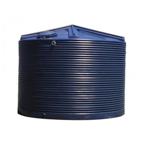22,500LTR Premium Corrugated Round Poly Water Tank - Durable & UV-Resistant for Farm, Ranch & Emergency Water Storage