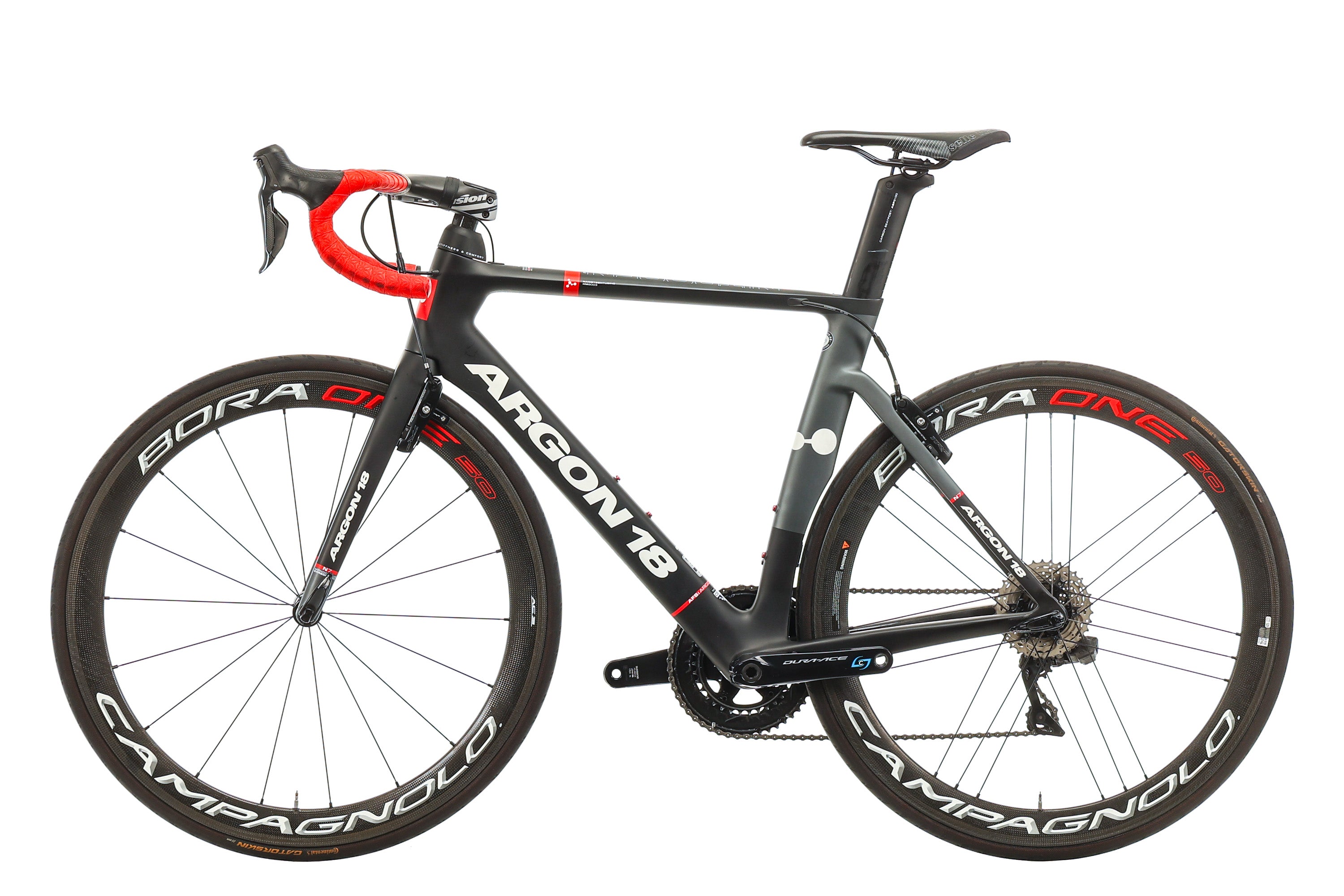 Argon 18 Nitrogen Pro Road Bike - Lightweight Carbon Frame, Shimano Ultegra Groupset, Medium Size (54cm) - Perfect for Racing, Endurance Riding & Long-Distance Cycling