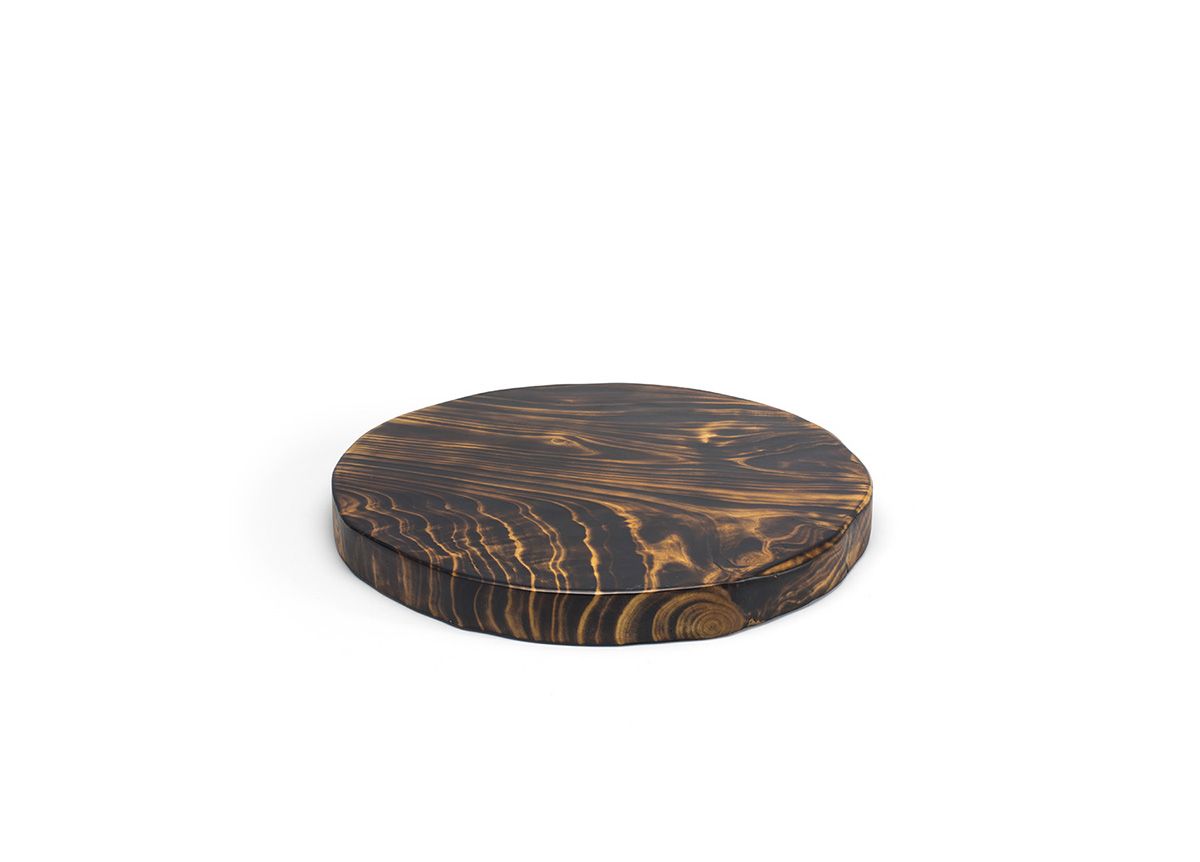 FOH ROOT Round Wooden Cutting Board Set of 2, 14 Inch - Perfect for Kitchen Prep, Charcuterie, and Serving Cheese or Bread