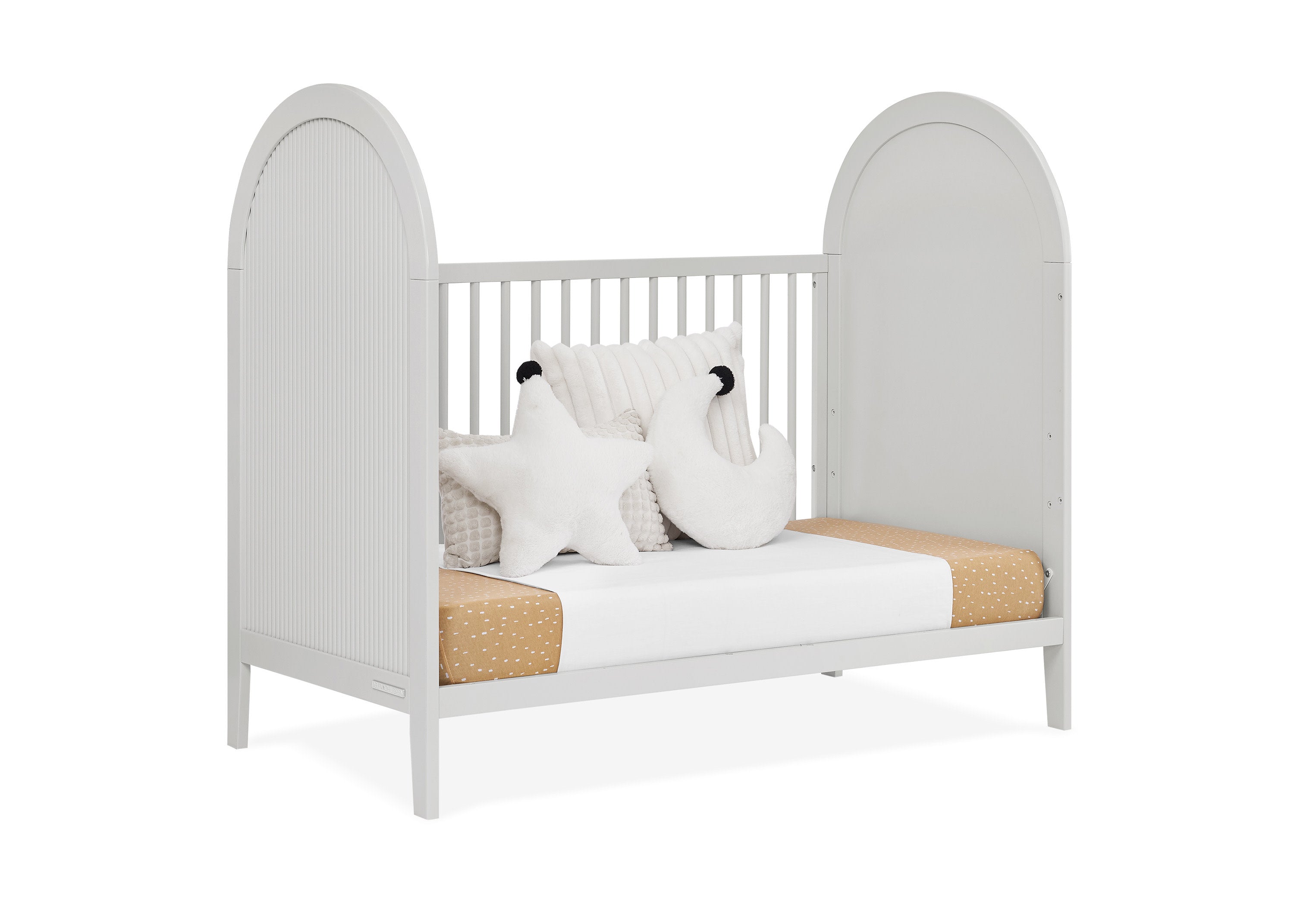 Eloise 4-in-1 Convertible Baby Crib - Toddler Bed, Daybed & Full-Size Bed Conversion - Safe Nursery Furniture for Newborns to Teens - Perfect for Bedrooms, Daycare & Guest Rooms