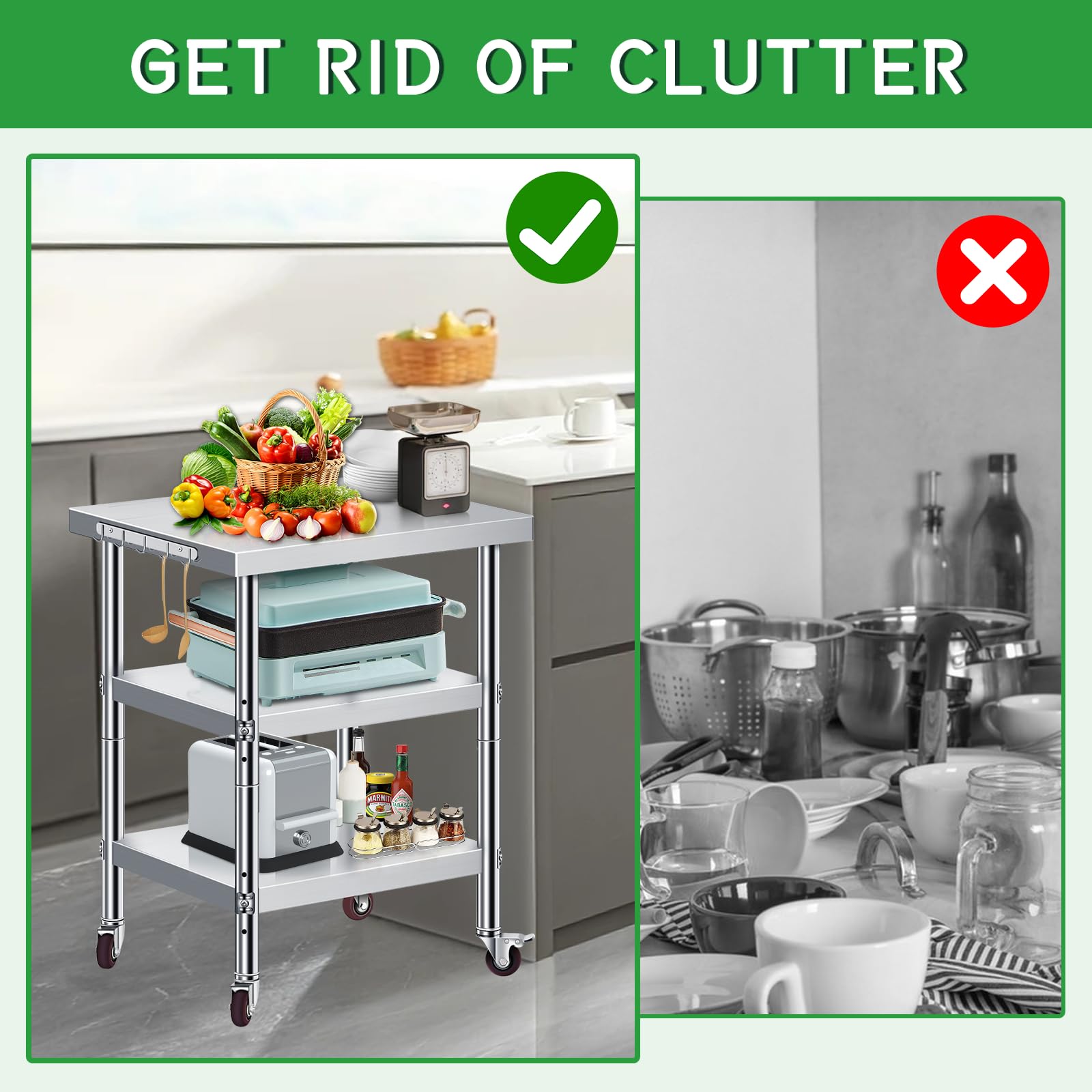 Stainless Steel Prep Table 30