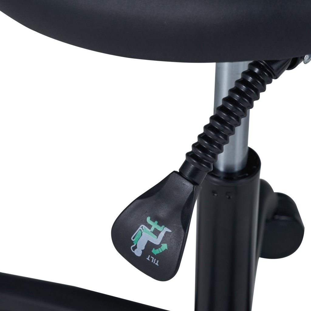 Master Massage® Ergonomic Posture Saddle Chair - Adjustable Height & Tilt Hydraulic Swivel Stool with Aluminum Base & Rubber Wheels (Black/Color Options) - Perfect for Office, Home, Salon & Massage Therapy Workspaces