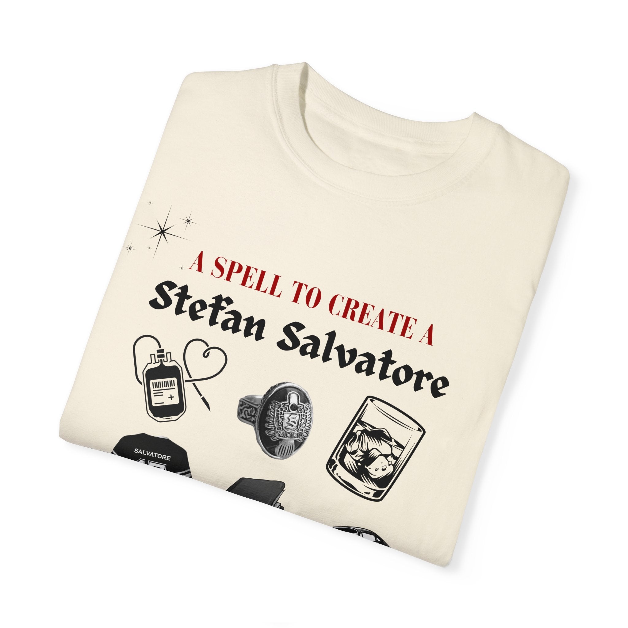 Spell For Stefan T-Shirt | DeeCharmed x PaigeNicole Collaboration | Perfect for TV Show Fans, Cosplay & Casual Wear