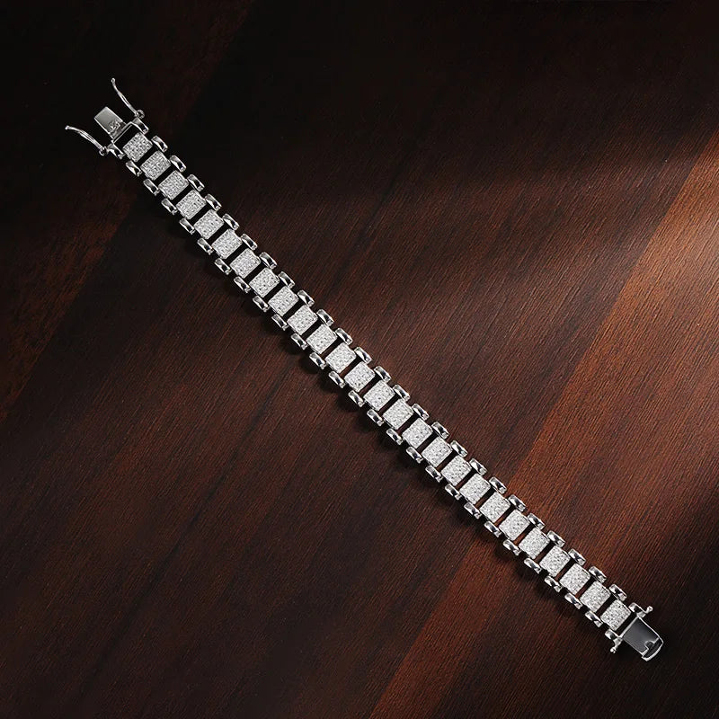 Elegant Diamond Bracelet for Women - 14K Gold Plated Luxury Jewelry Gift for Anniversary, Birthday & Special Occasions | Perfect for Weddings, Parties & Everyday Wear