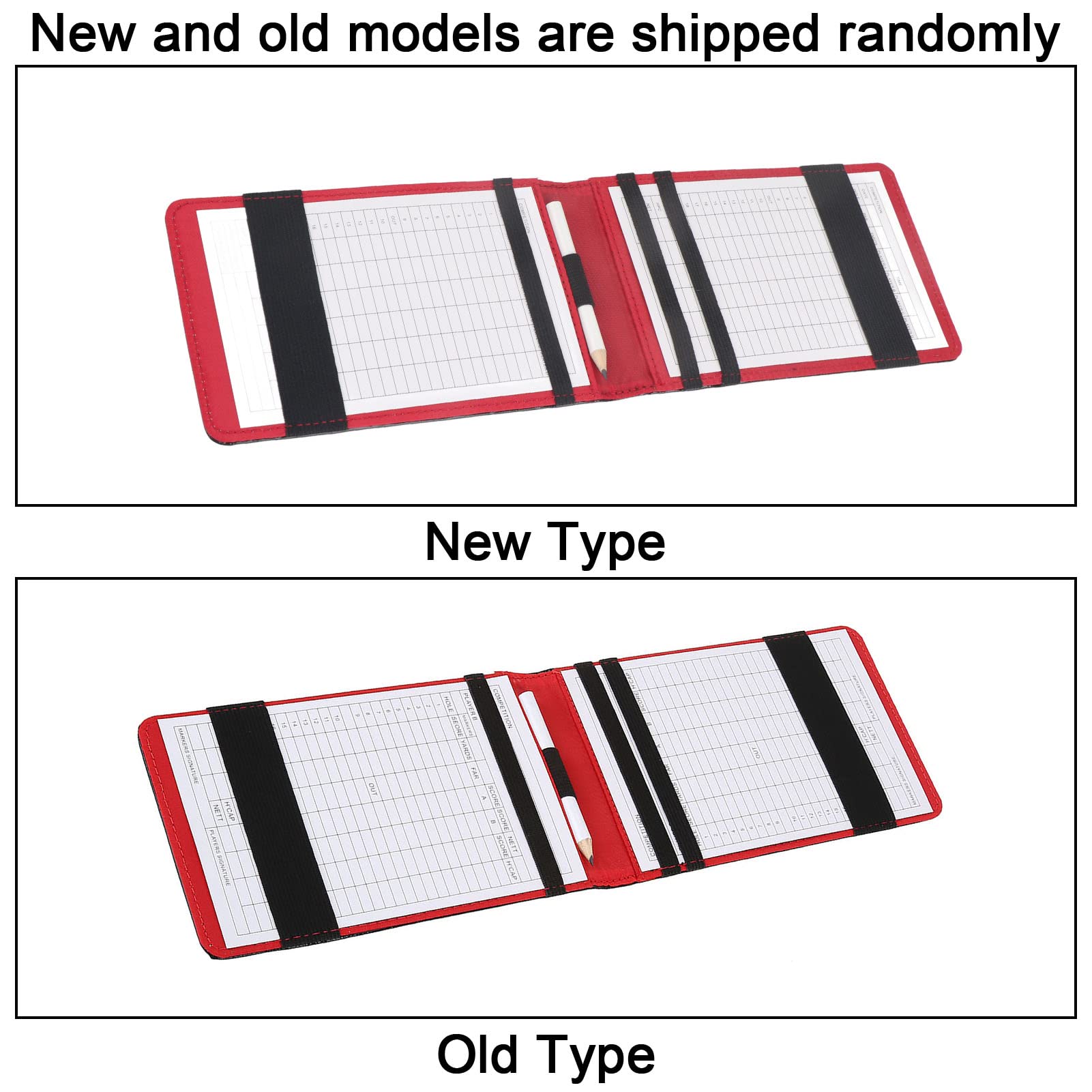 Leather Golf Scorecard Holder - Golf Accessory for Score Tracking