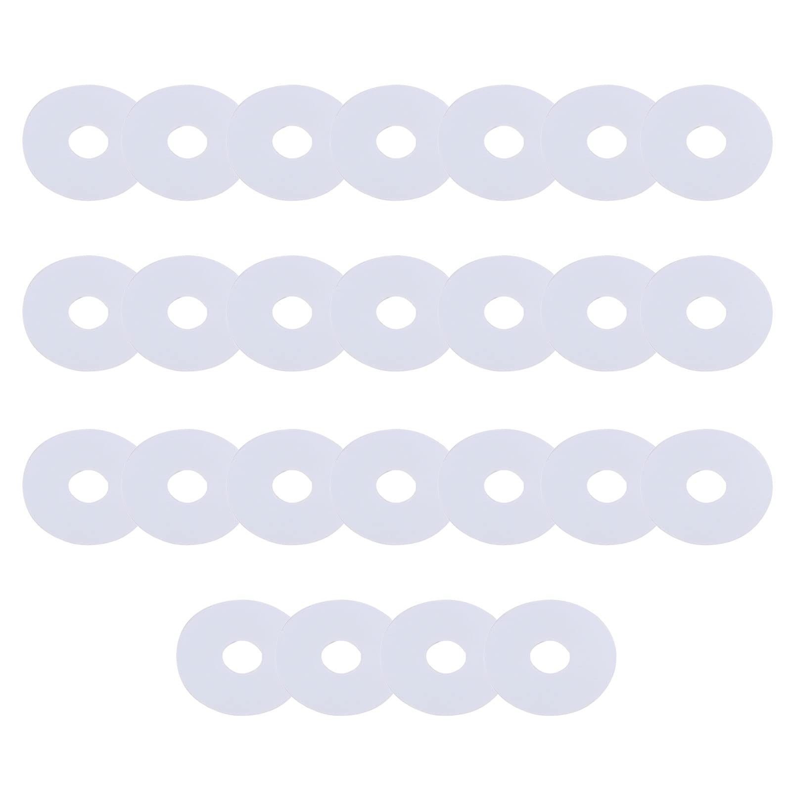 Universal 1/10 Scale RC Car Body Washers - 25-Pack Replacement Mounts for Monster Truck, Off-Road Buggy & RC Body Shells | Durable Fasteners for RC Vehicle Maintenance & Upgrades