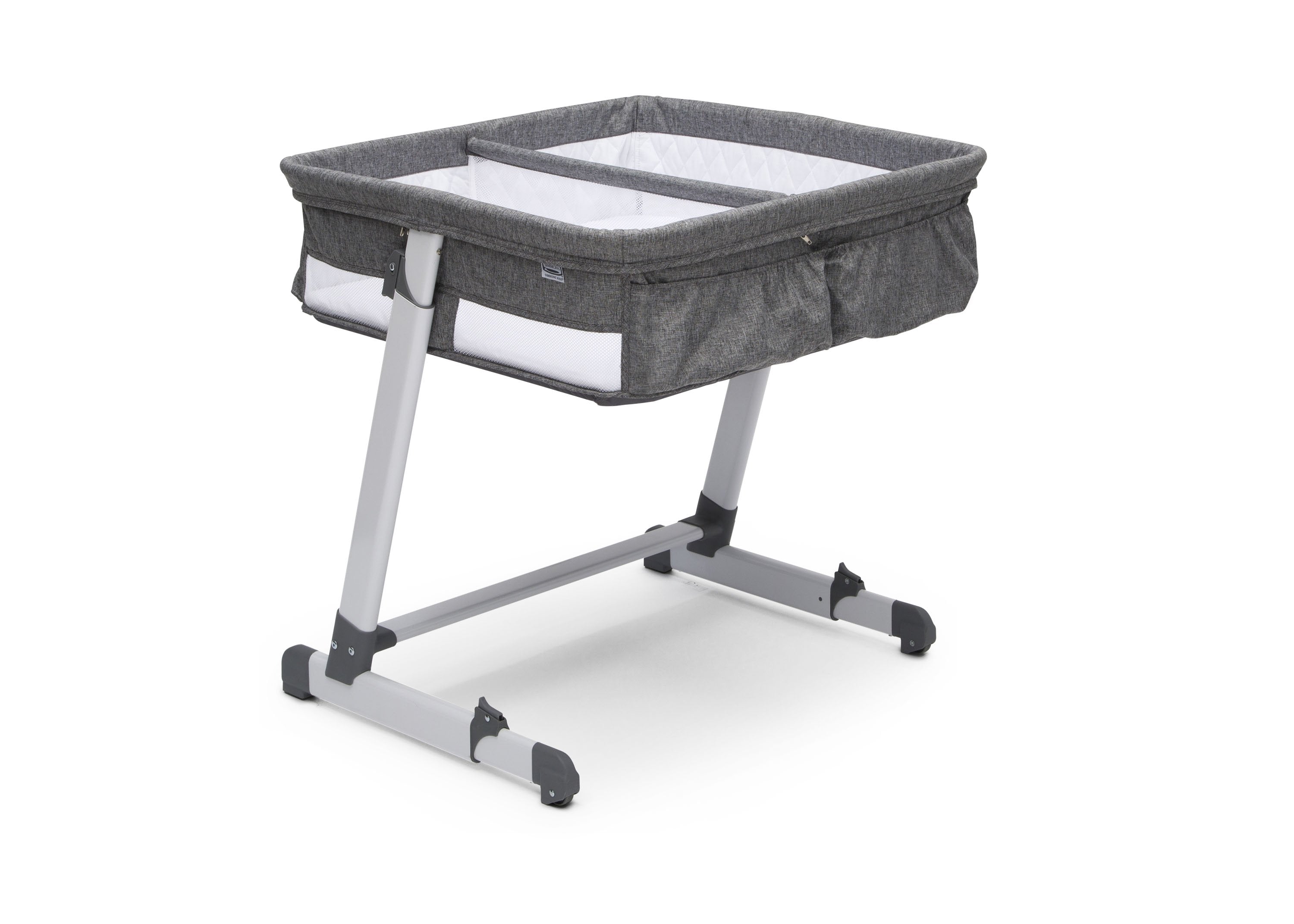 By The Bed Twin City Sleeper Bassinet - Portable Baby Crib for Newborns & Infants - Perfect for Nursery, Bedroom & Travel - Compact & Safe Sleeping Solution