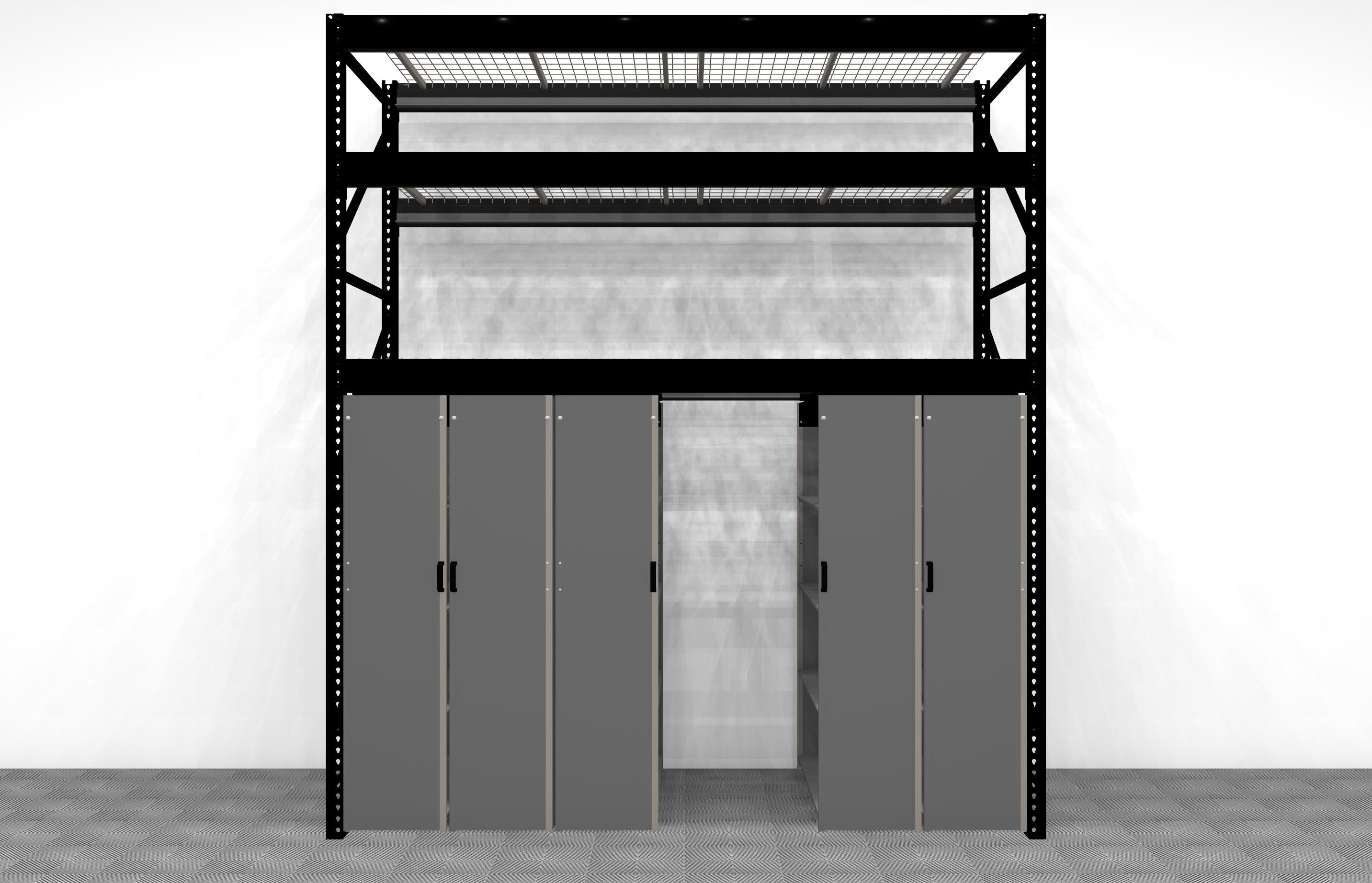 Levrack Heavy Duty Storage Shelving Units - Durable Metal Shelves for Garage, Warehouse & Home Organization