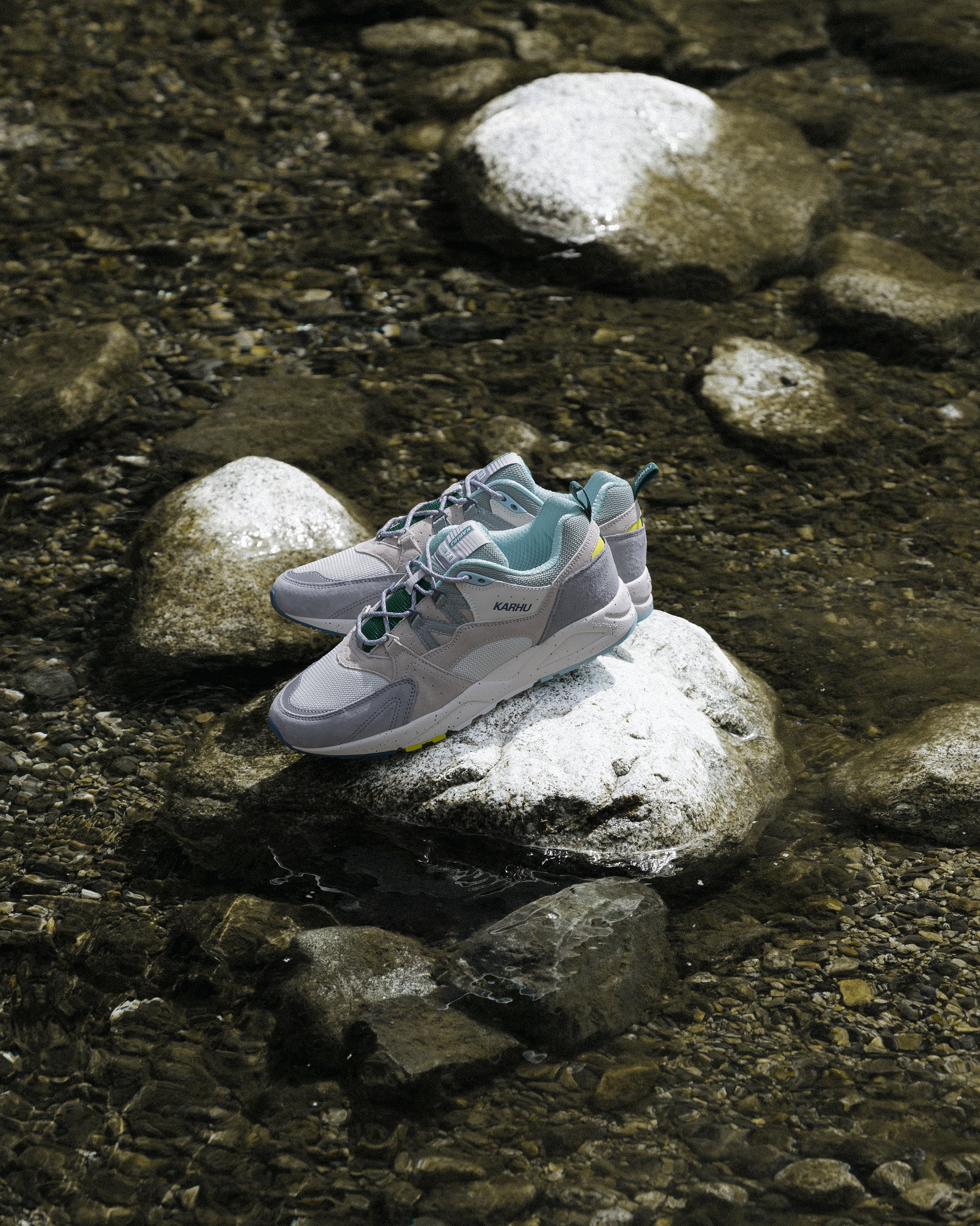 FUSION 2.0 Running Shoes - Ultimate Gray & Iceberg Green Colorway | Lightweight Athletic Sneakers for Men & Women | Perfect for Jogging, Gym Workouts & Casual Wear