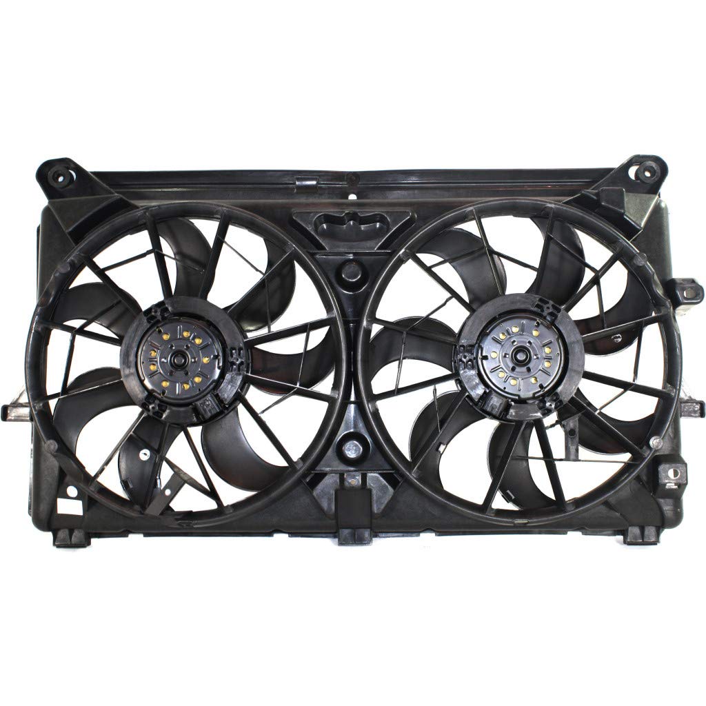 GMC Sierra 1500 Radiator Cooling Fan Replacement 2007-2013 | Dual Fan Assembly | GM3115210 & 8902340 | Perfect for Engine Cooling & Overheating Prevention