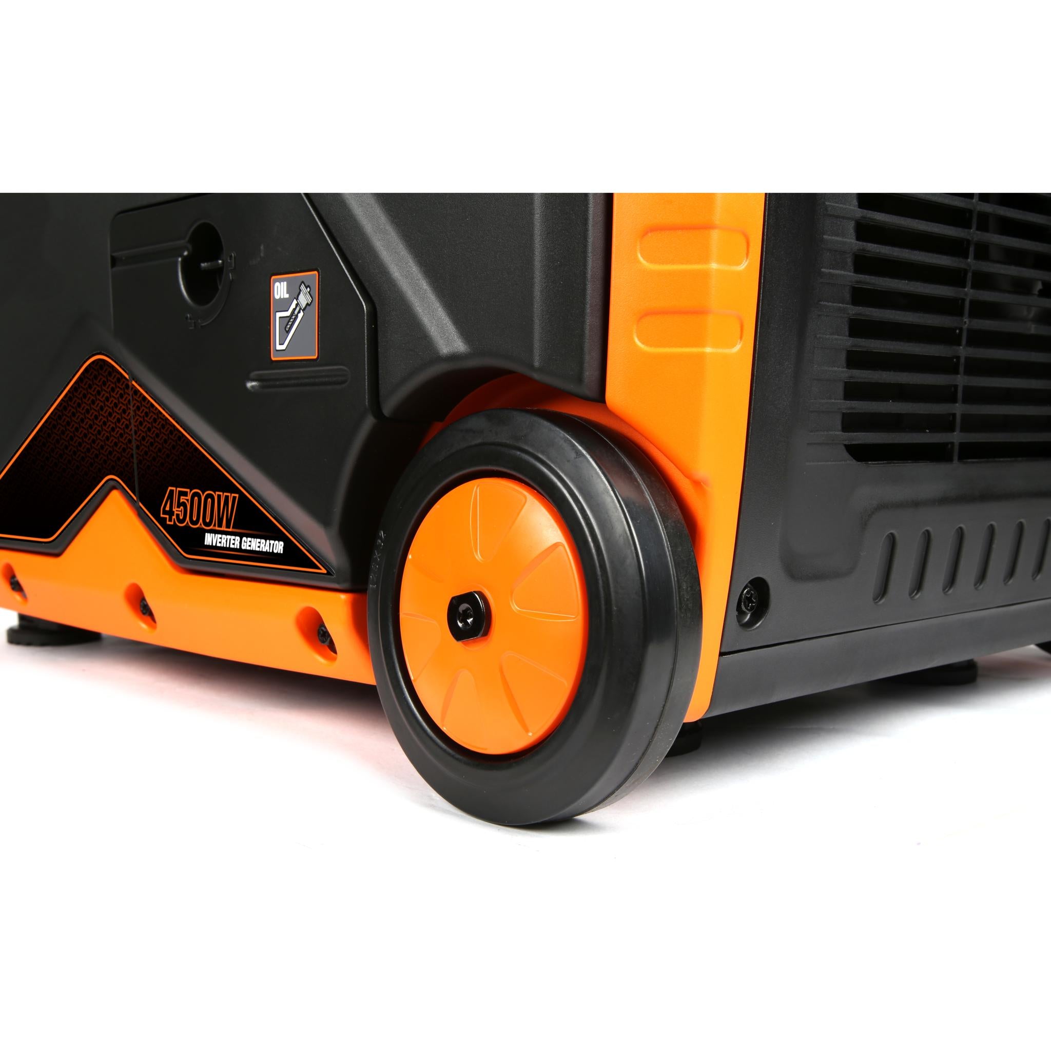 WEN DF451i 4500W Super Quiet Dual Fuel Portable Inverter Generator with Electric Start - RV Ready, Camping & Emergency Power Backup
