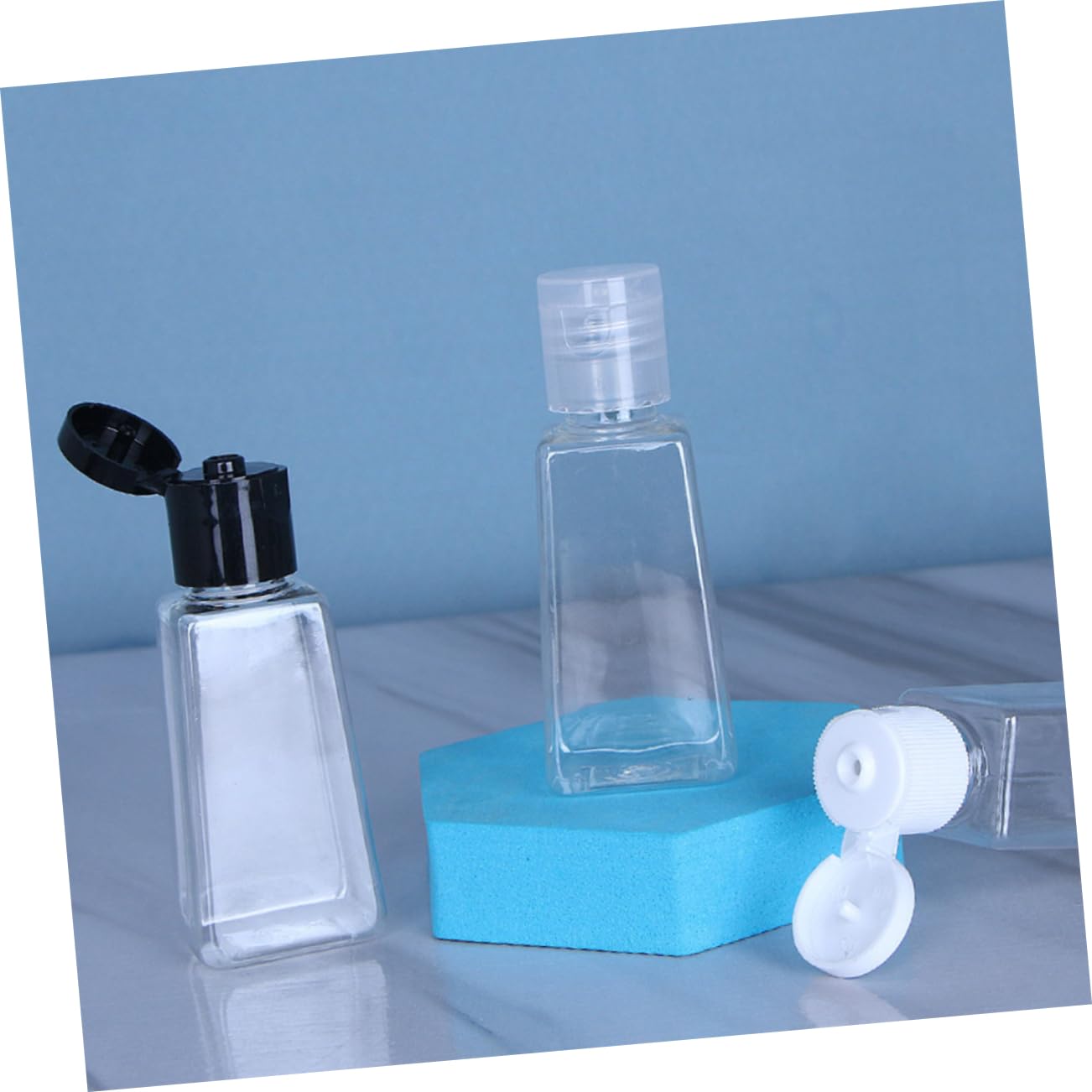 40pcs Travel-Sized Leak Proof Empty Bottles - Transparent Liquid Sample Containers for Cosmetics, Essential Oils & Toiletries | Perfect for Pet Grooming, DIY Projects & Travel Accessories