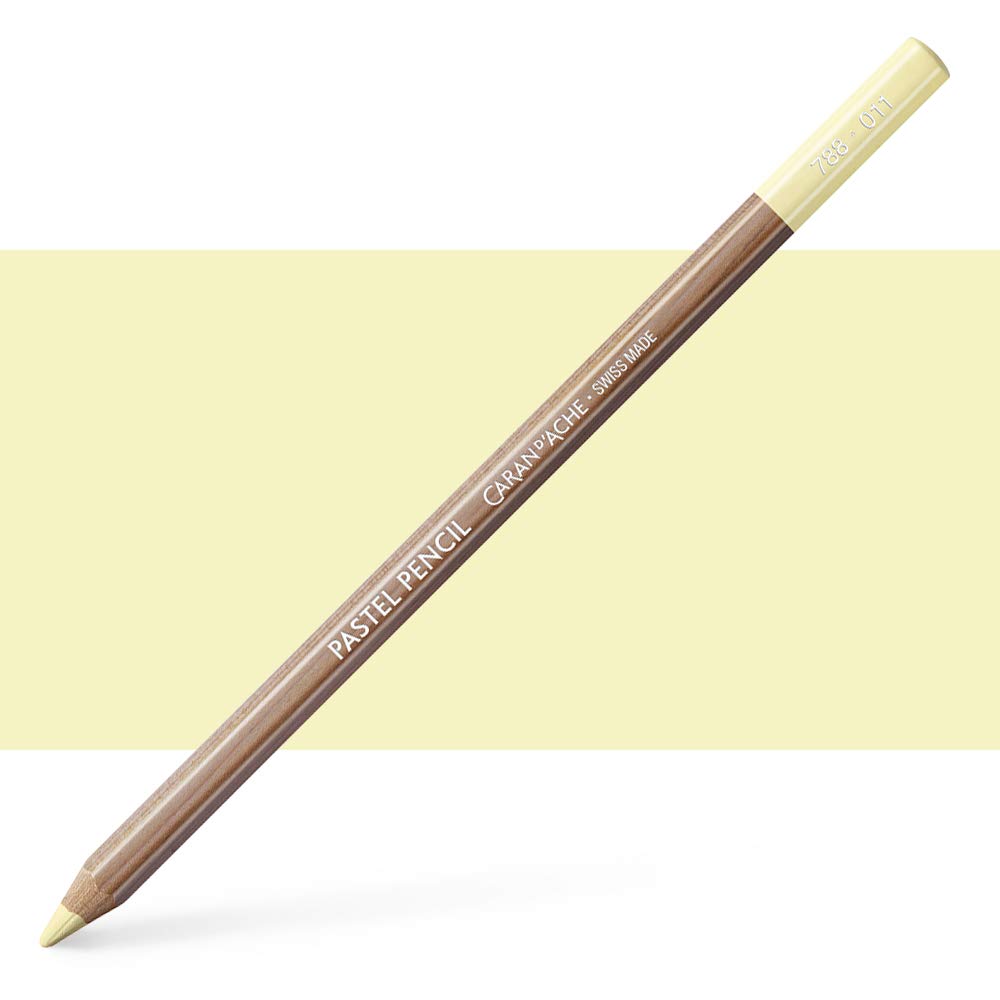 Caran d'Ache Pastel Pencils - Pale Yellow | Premium Soft Pastel Drawing Pencils for Artists & Sketching | Perfect for Portraits, Landscapes & Professional Artwork