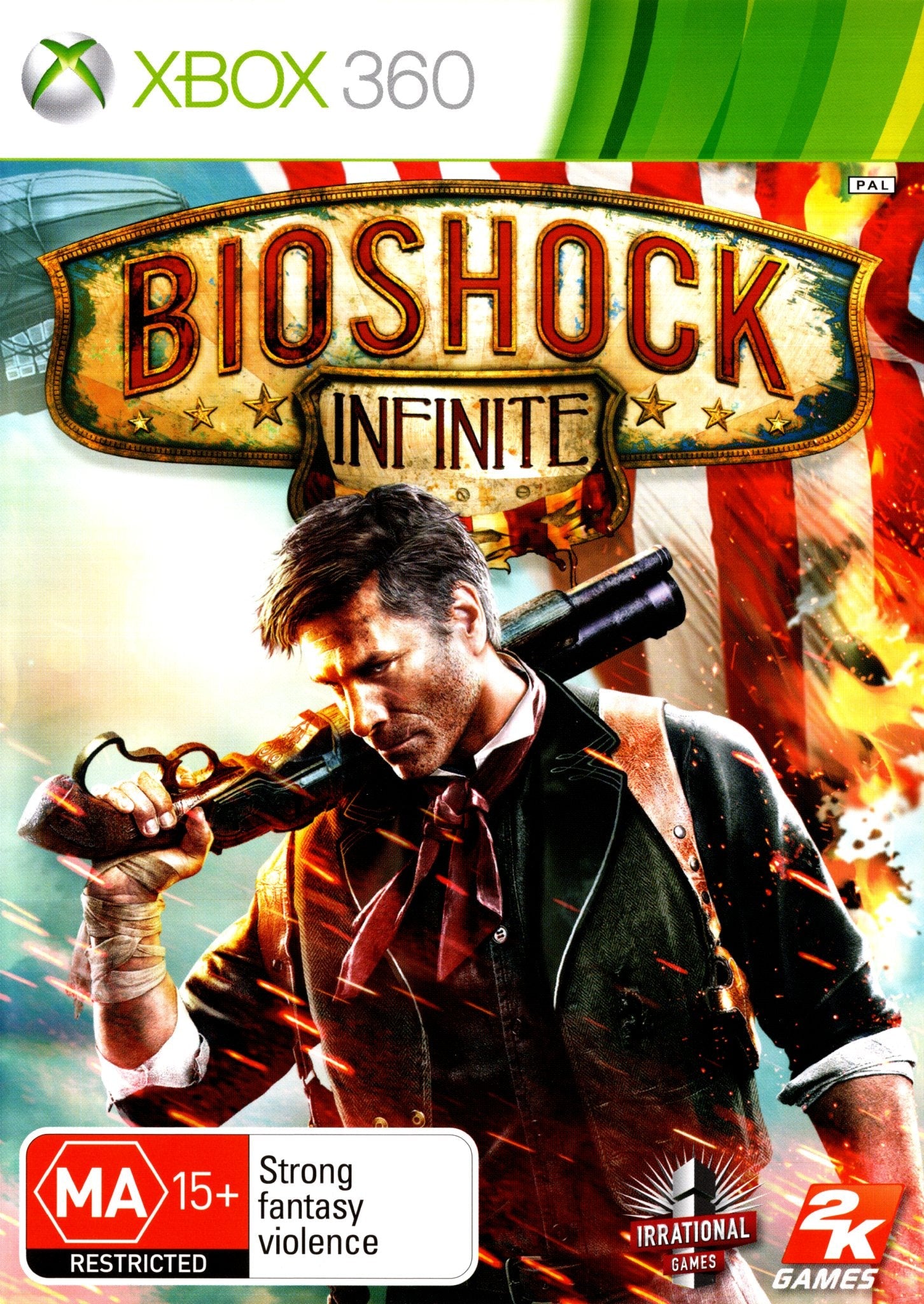 BioShock Infinite - Xbox 360 Game (PAL Version) | Action-Adventure First-Person Shooter | Perfect for Single-Player Story Gaming & Collector's Edition Fans