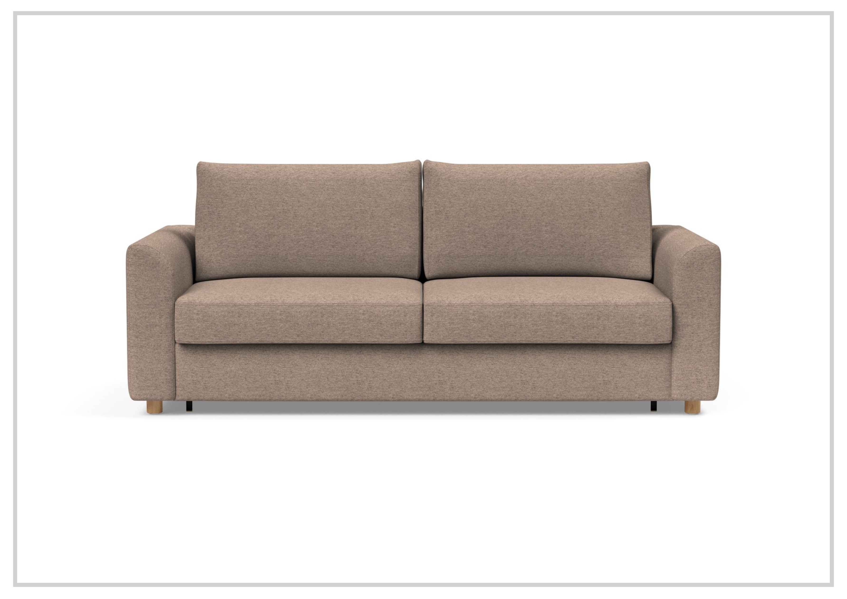 Innovation Living Neah Fabric 2-Seater King Size Sleeper Sofa Bed - Convertible Comfort for Small Spaces & Guest Rooms